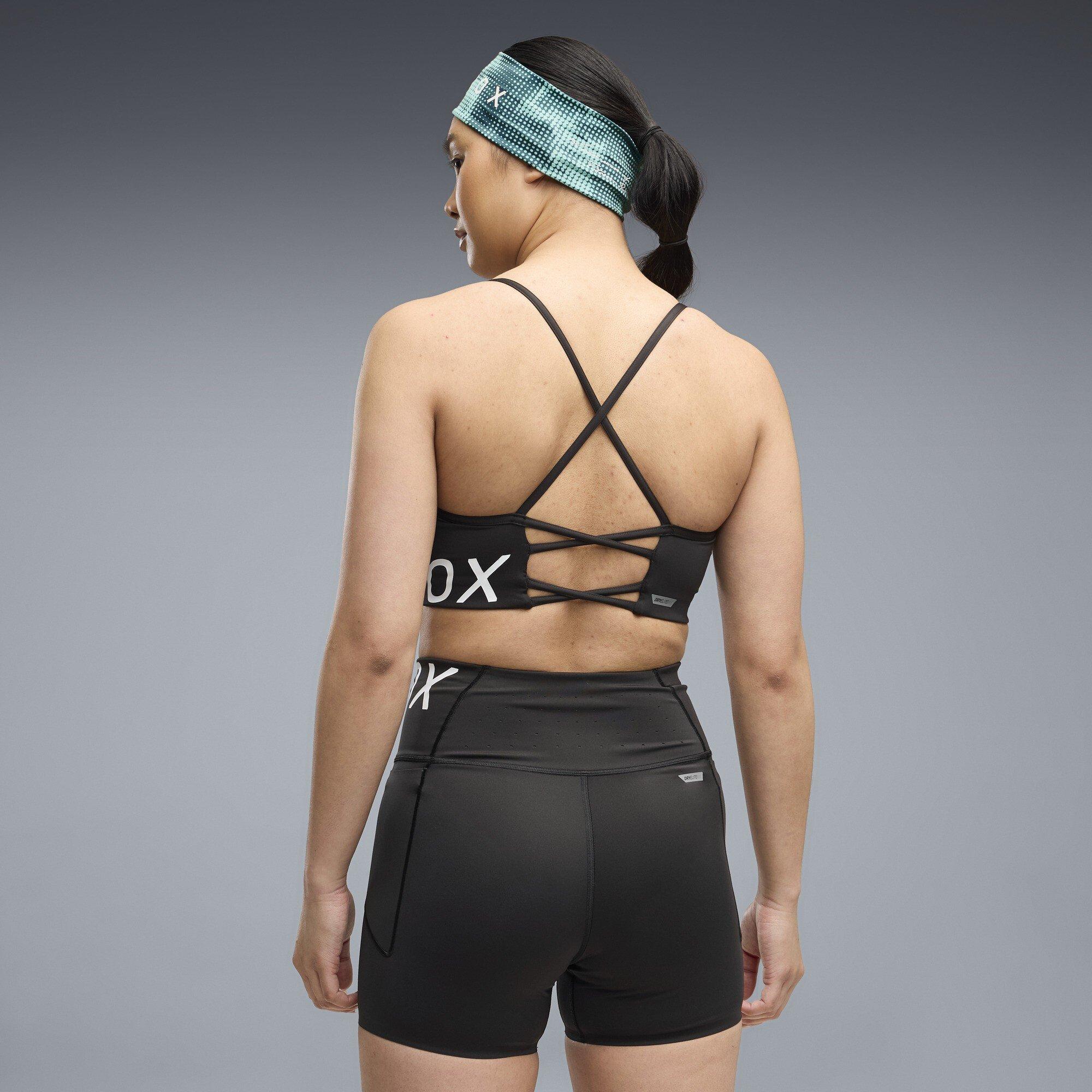 Crna - Puma - Women's Hyrox Non-Wired Medium Impact Sports Bra - 4
