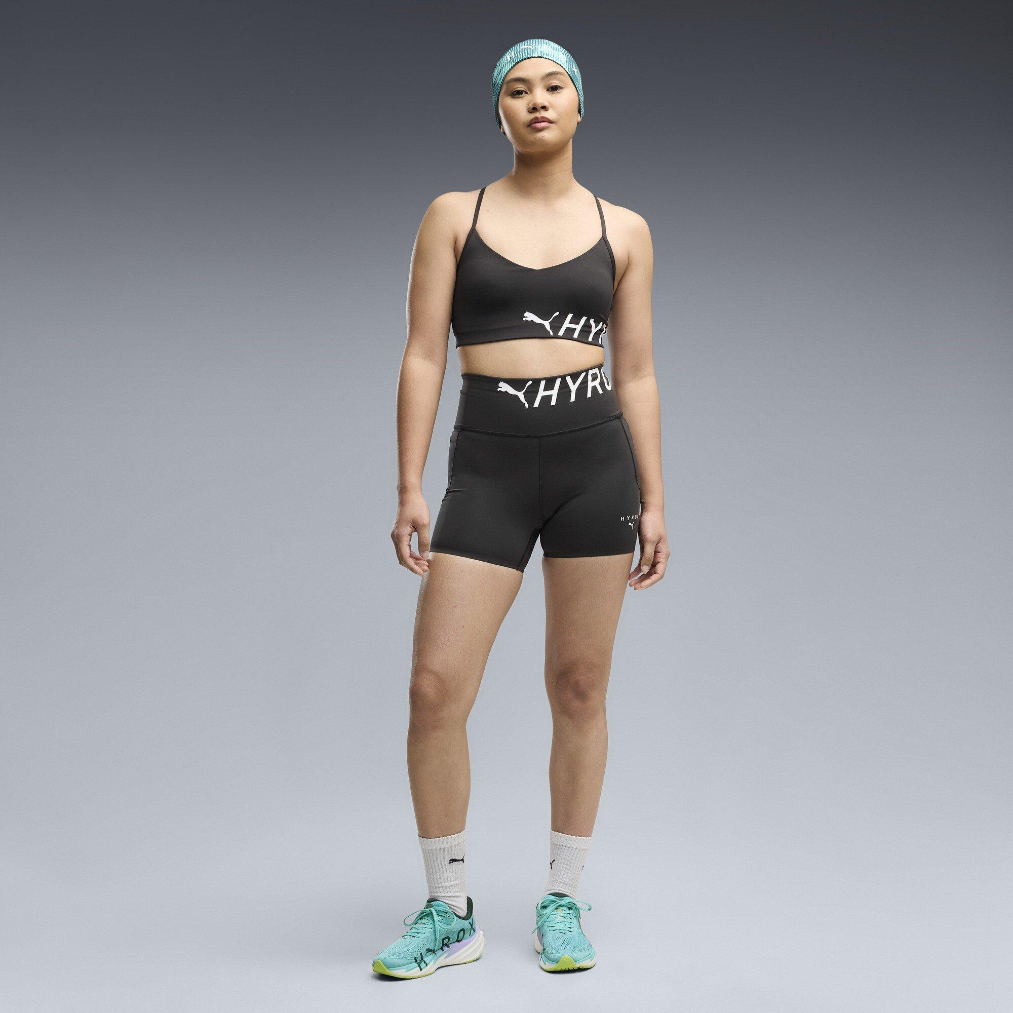 Crna - Puma - Women's Hyrox Non-Wired Medium Impact Sports Bra - 5