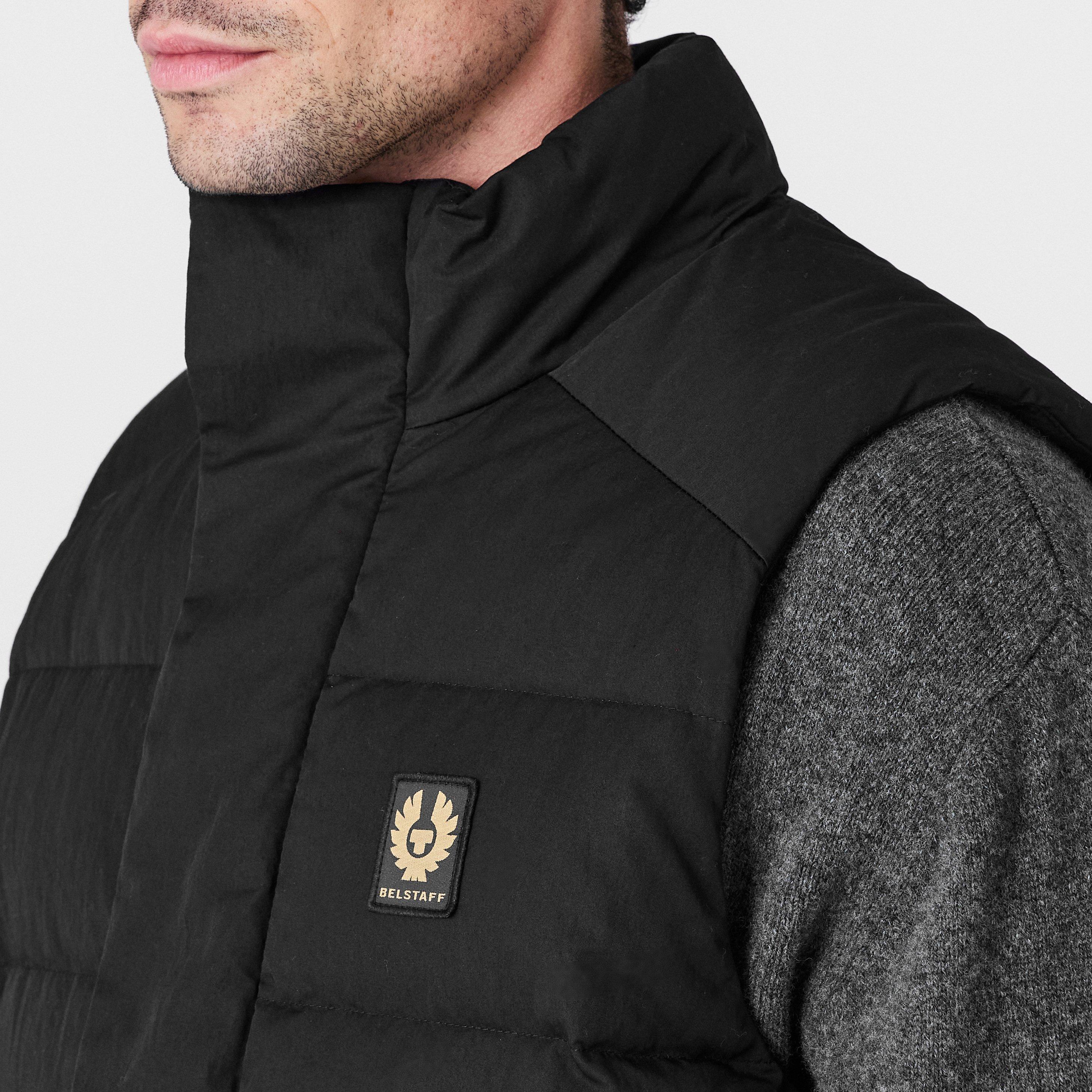 Black - Belstaff - Men's Apex Sleeveless Insulated Gilet - 5