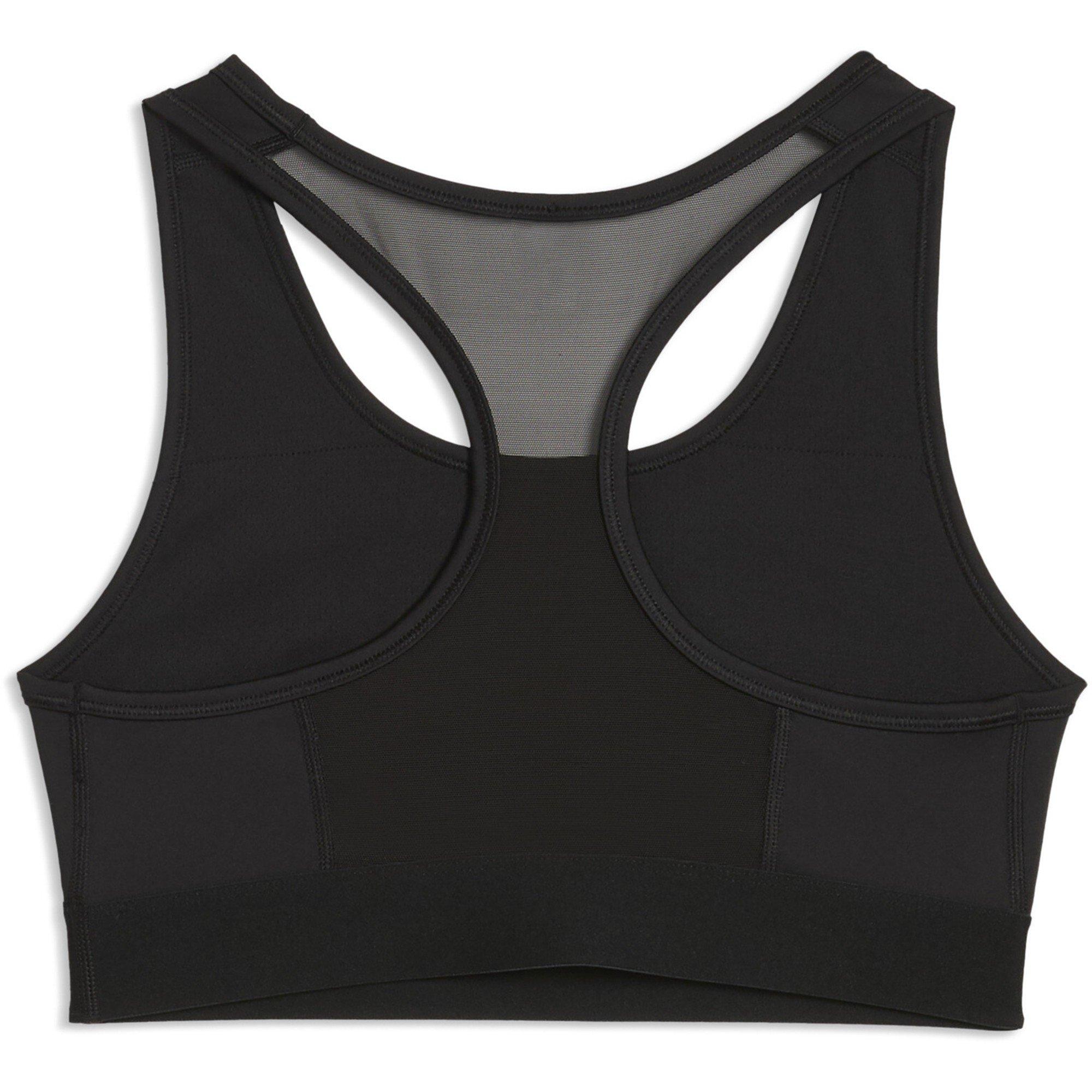 Black - Puma - Women's Hyrox Mid Non Wired Sports Bra - 2