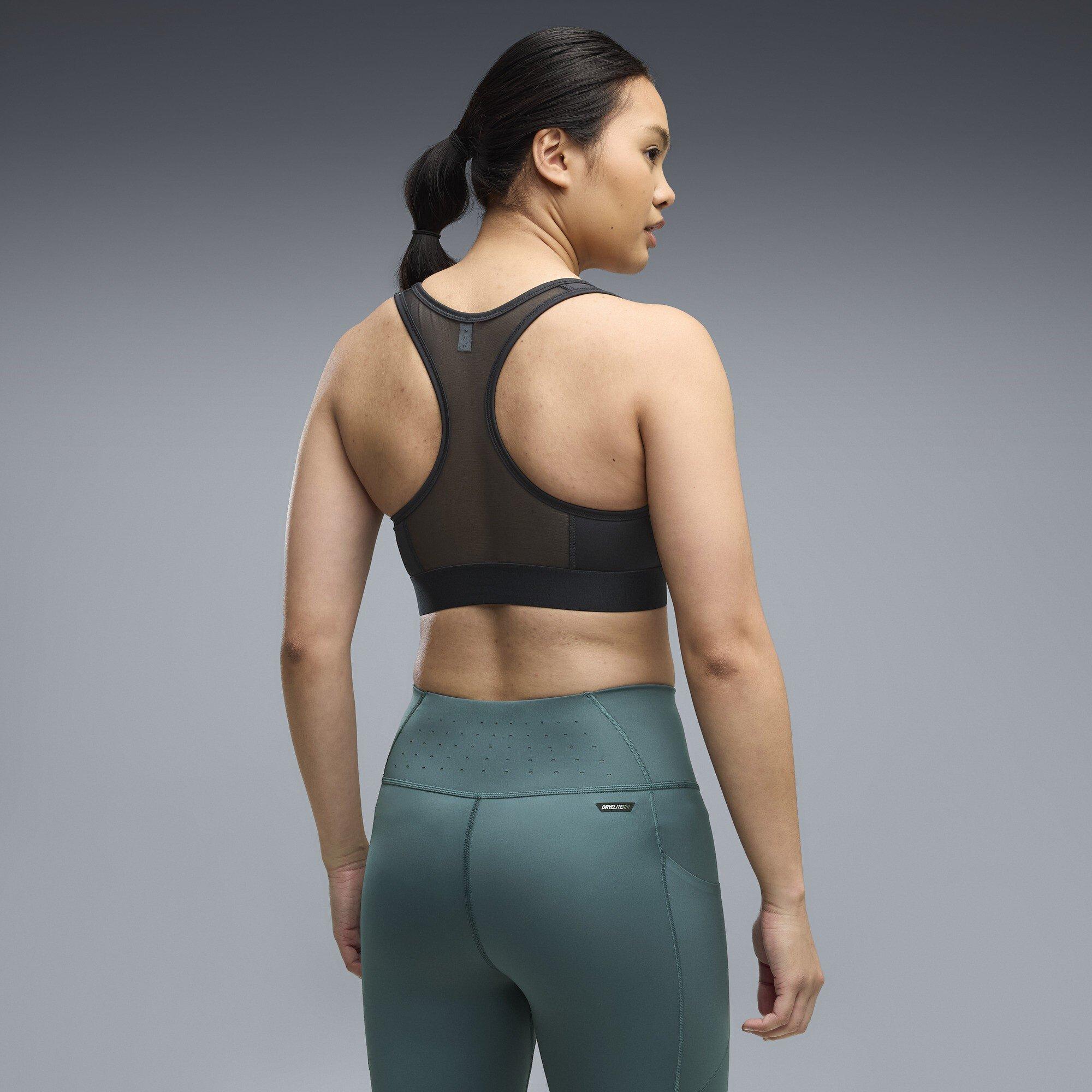 Black - Puma - Women's Hyrox Mid Non Wired Sports Bra - 4