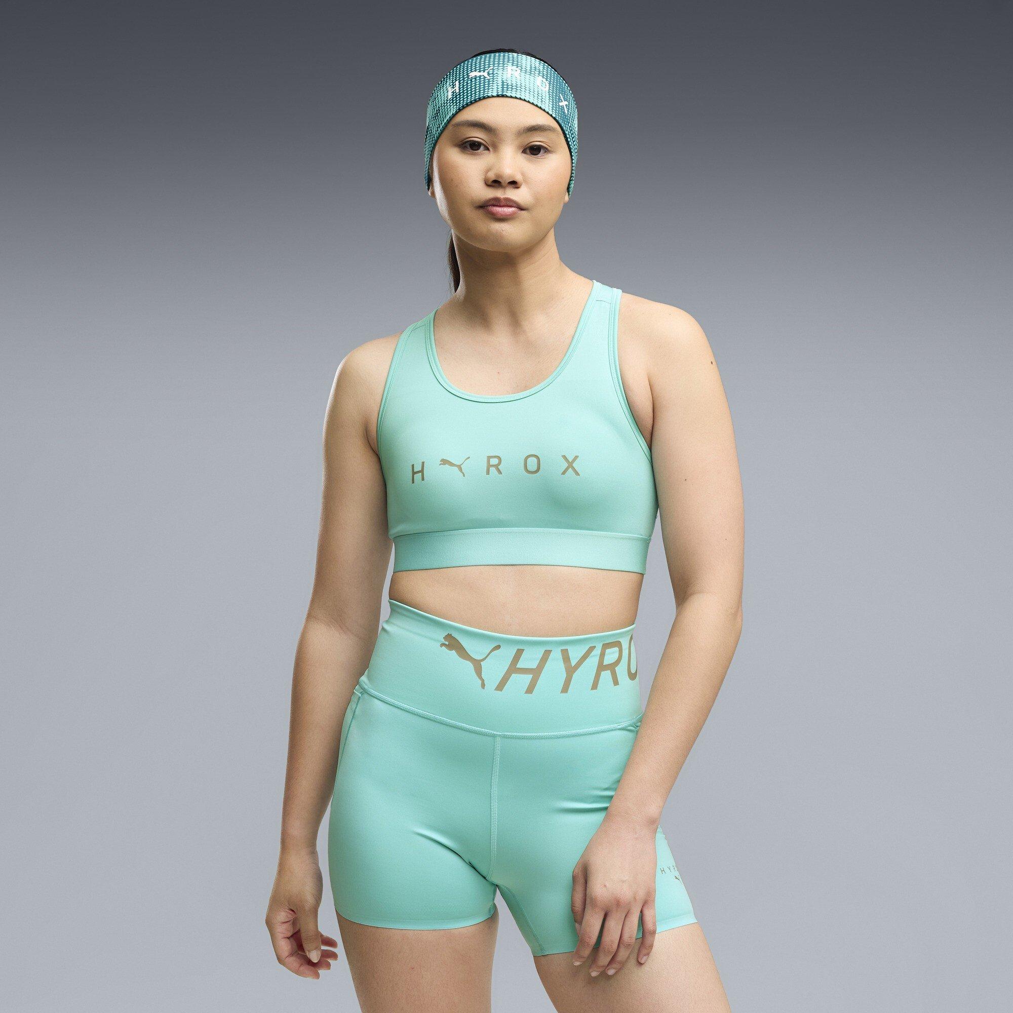 Intense Mint - Puma - Women's Hyrox Mid Non Wired Sports Bra - 3