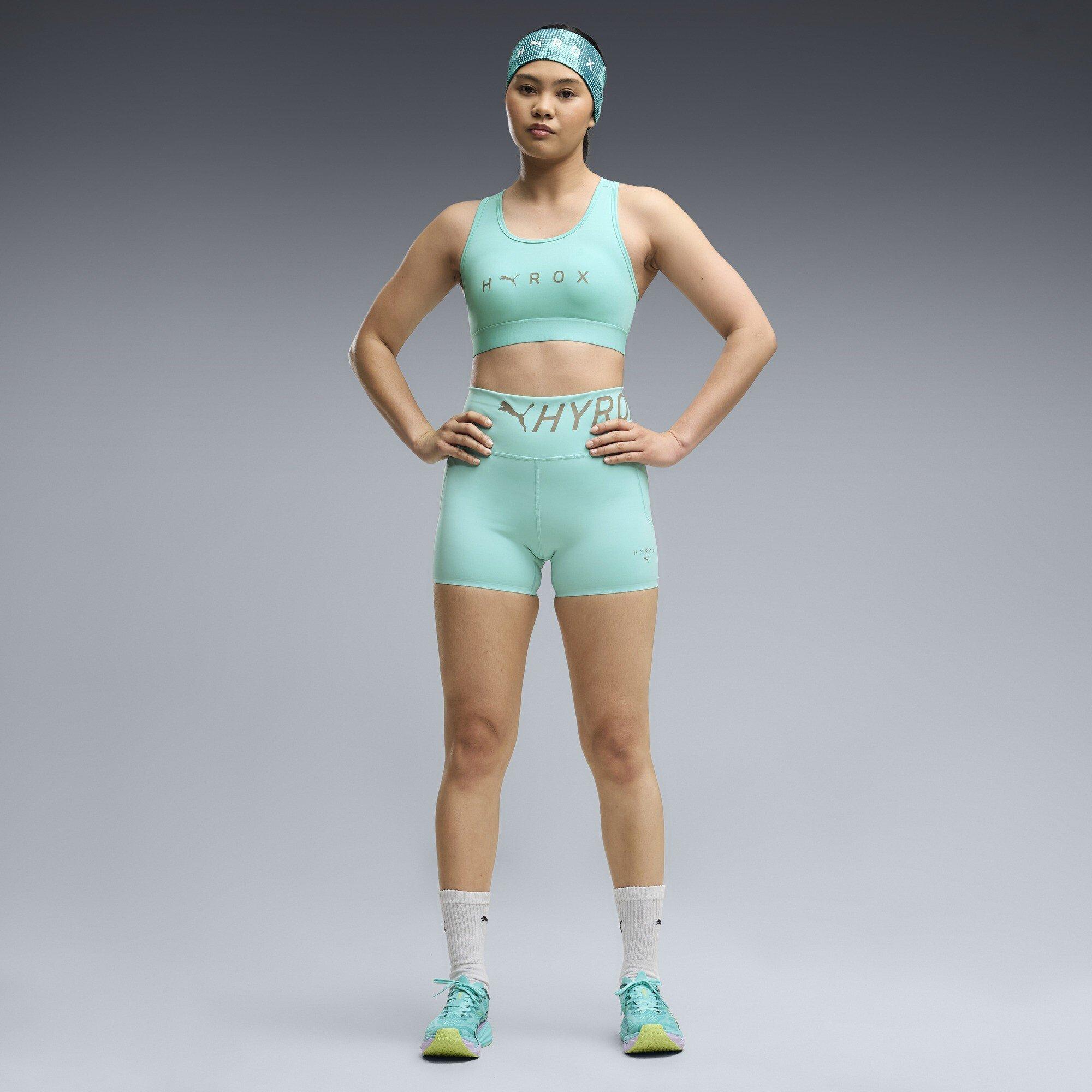 Intense Mint - Puma - Women's Hyrox Mid Non Wired Sports Bra - 5