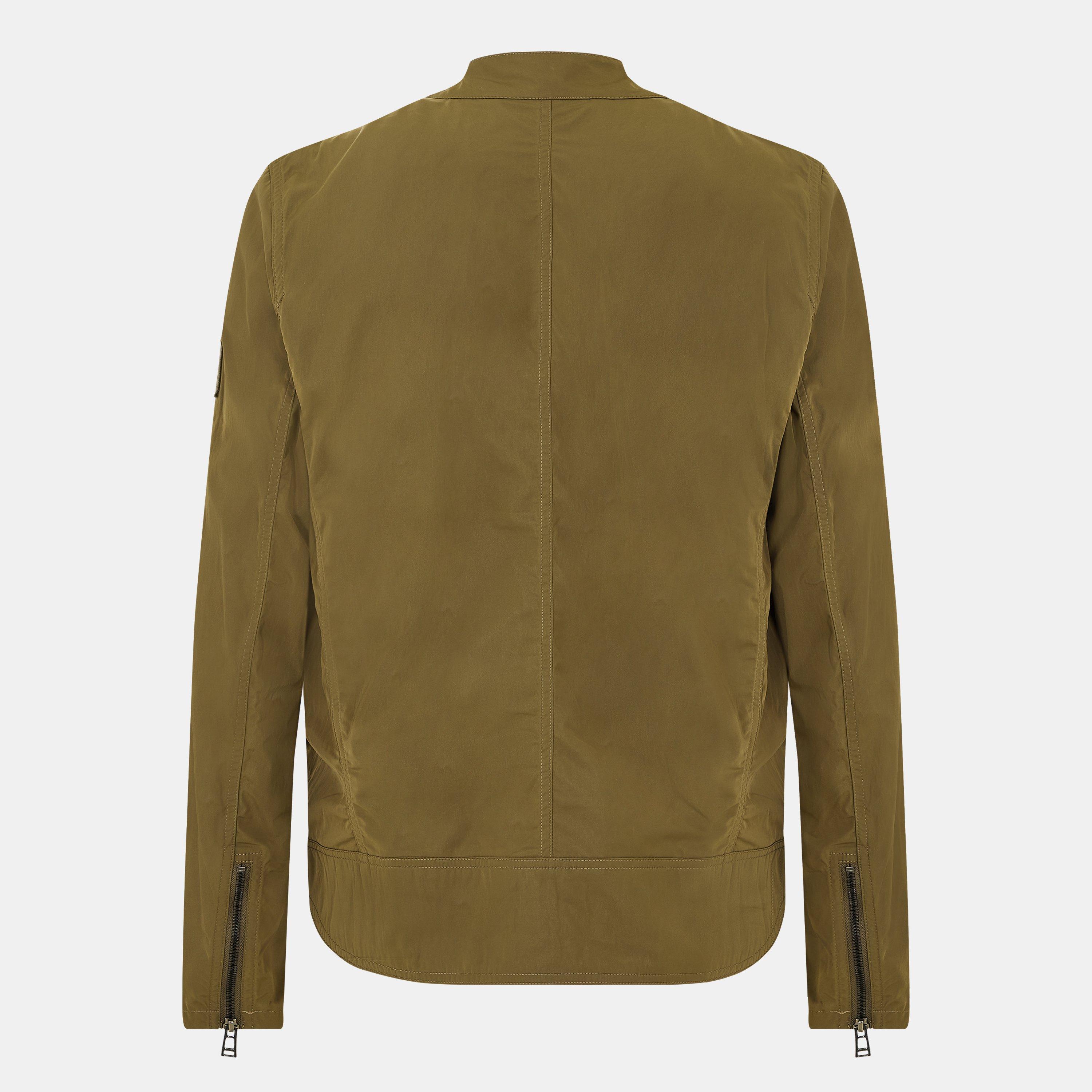 True Olive - Belstaff - Men's Weather Resistant Bomber Jacket - 2