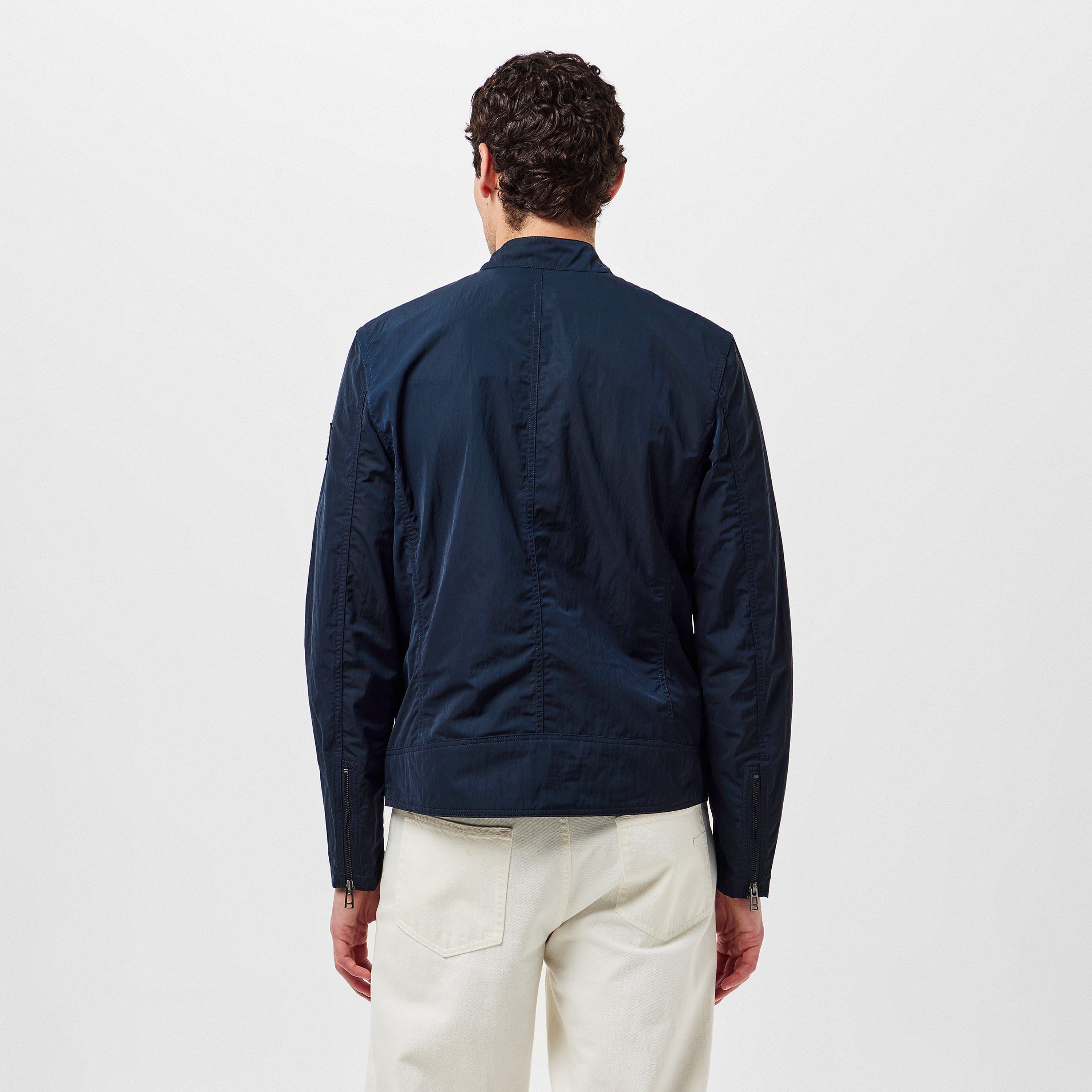 Dark Ink - Belstaff - Men's  Weather Resistant Bomber Jacket - 4