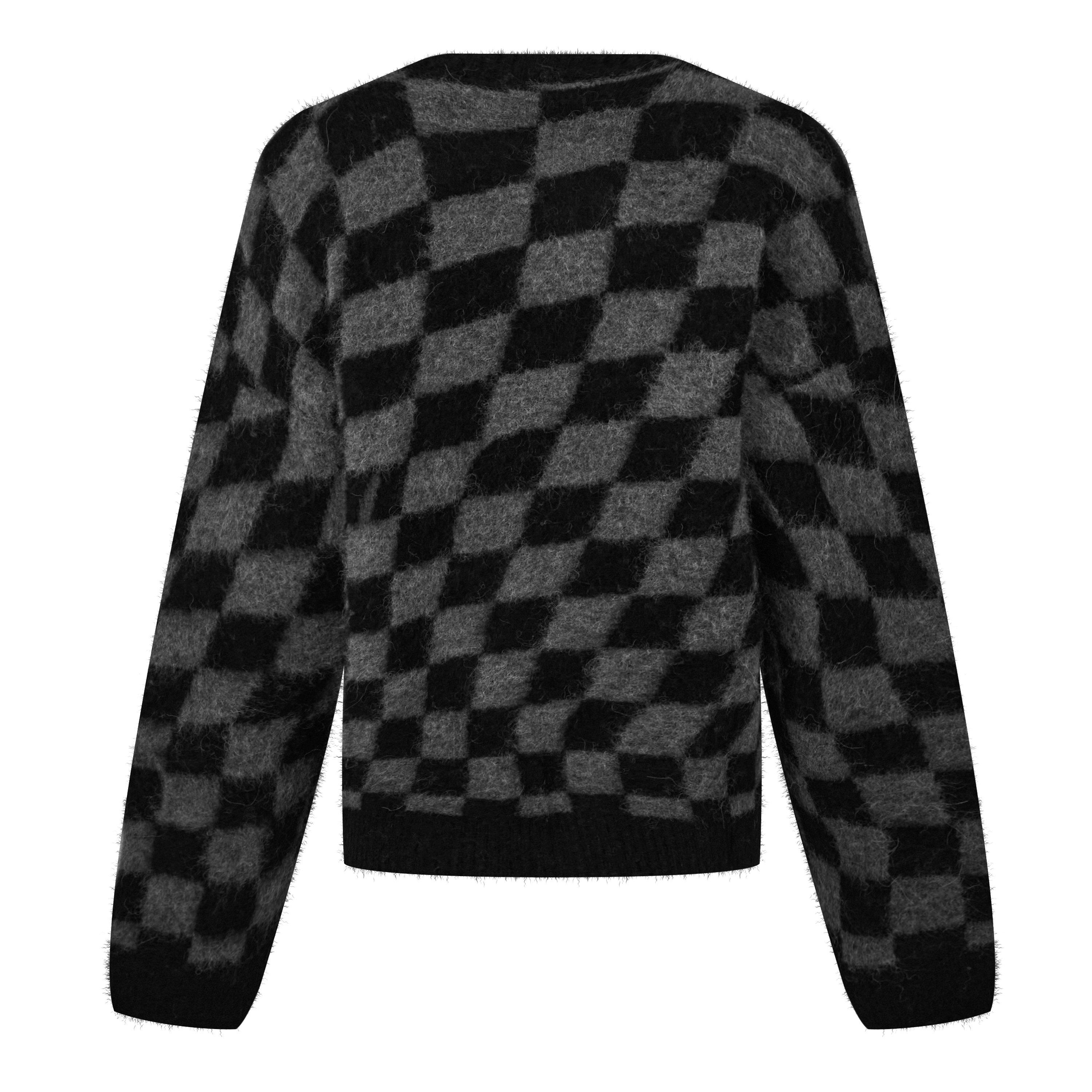 Shadow - Represent - Men's Checkerboard Knit Jumper - 6