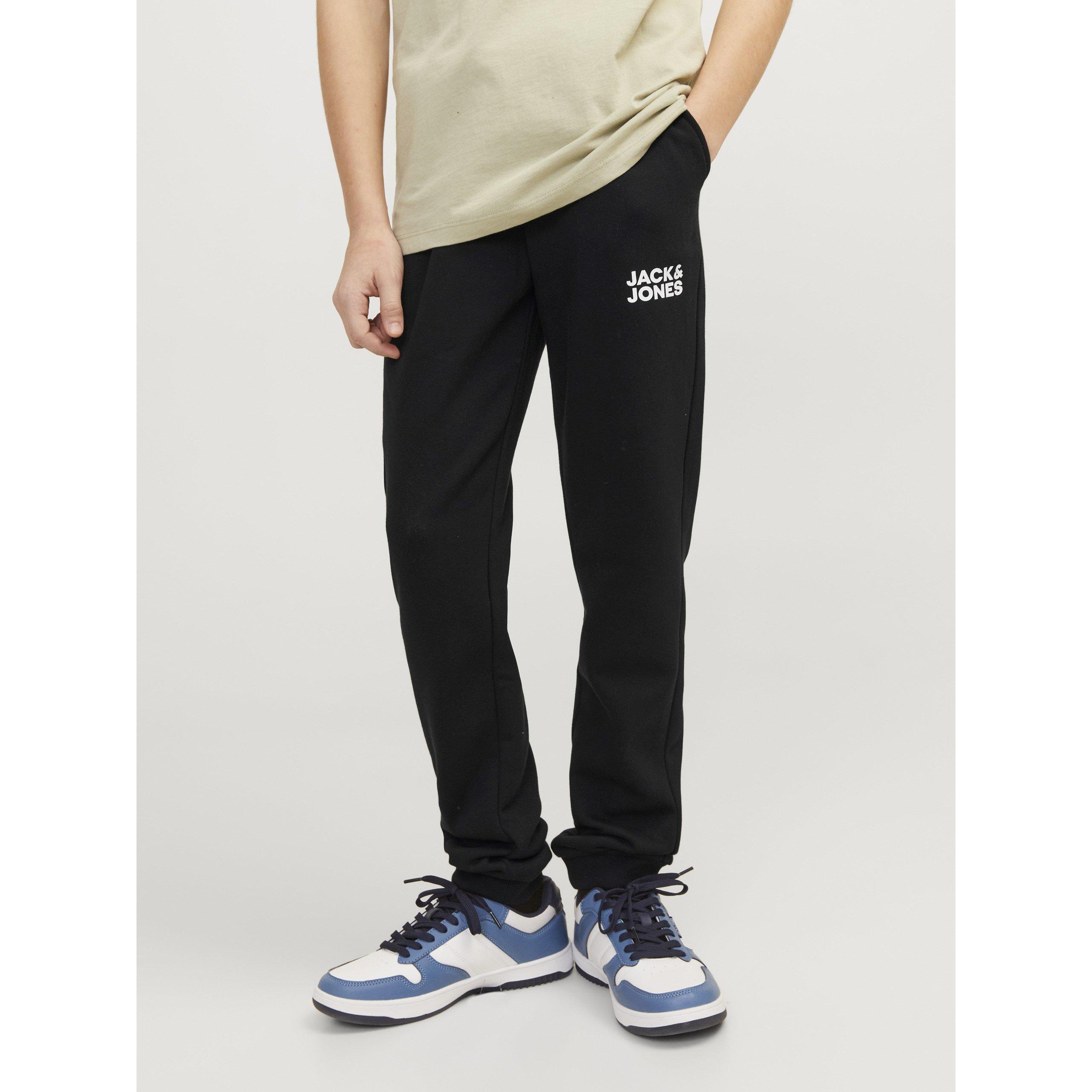 Schwarz - Jack and Jones - Kids' Gordon Closed Hem Fleece Joggers - 1