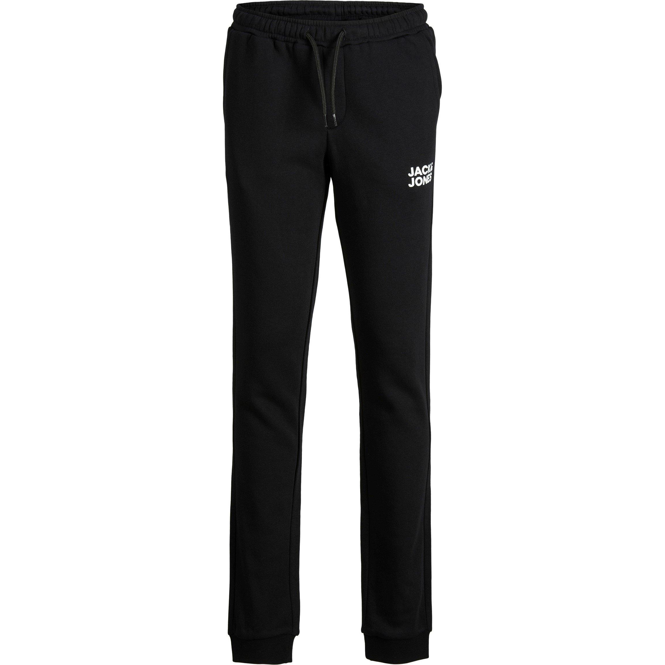 Schwarz - Jack and Jones - Gordon Closed Hem Fleece Joggers - 6