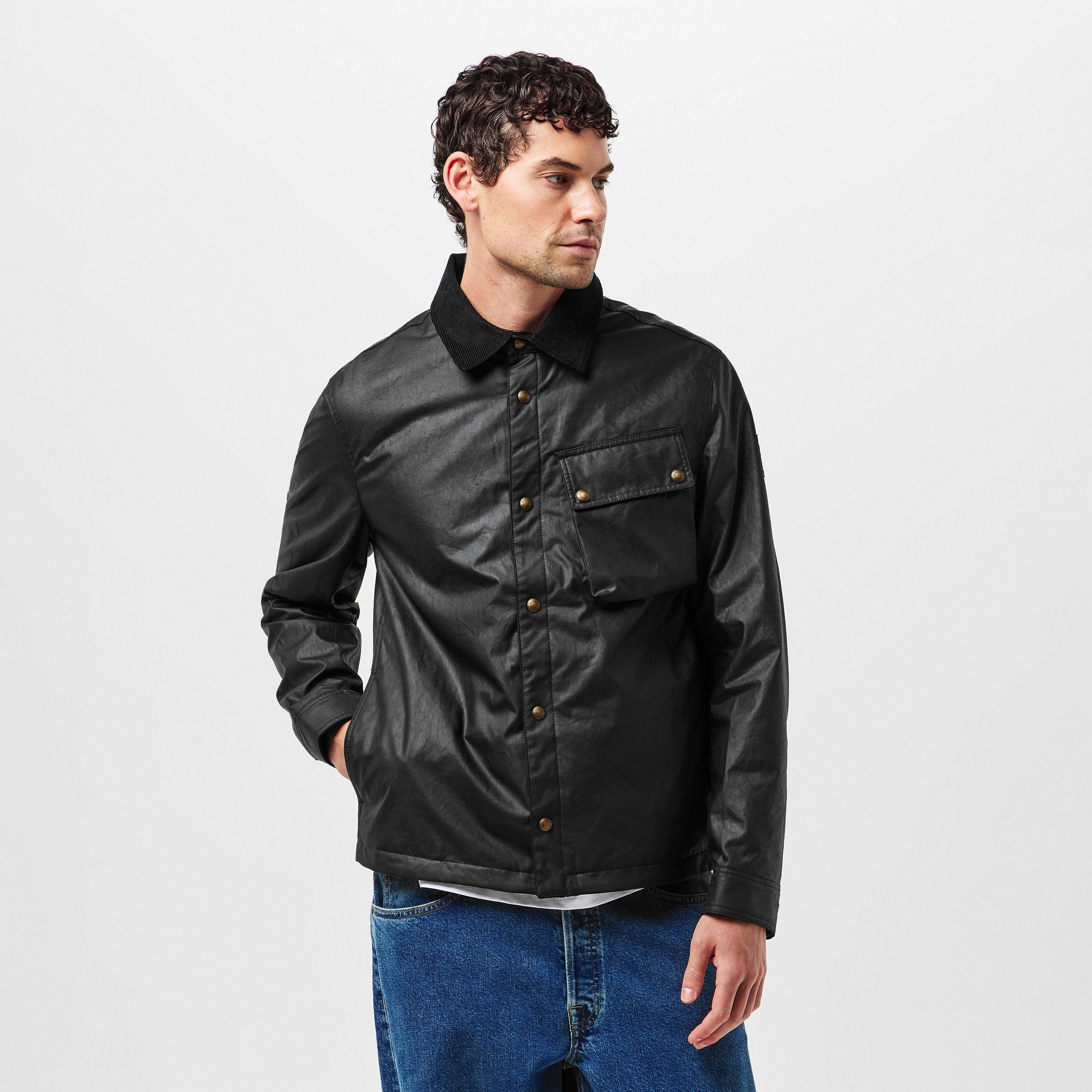 Black - Belstaff - Men's Weather-Resistant Wax Jacket - 3