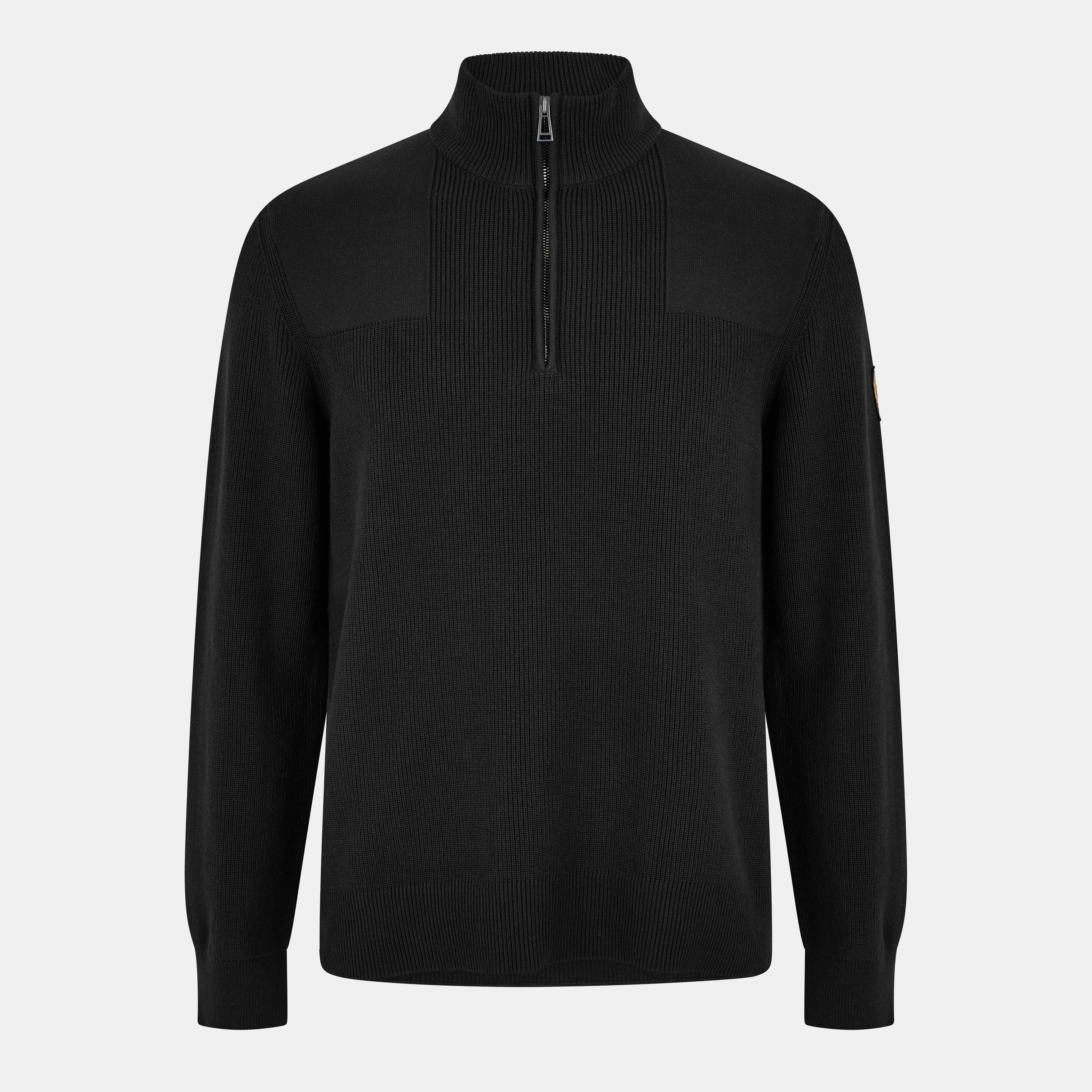 Belstaff Men's Crew Neck Jumper - Black - L
