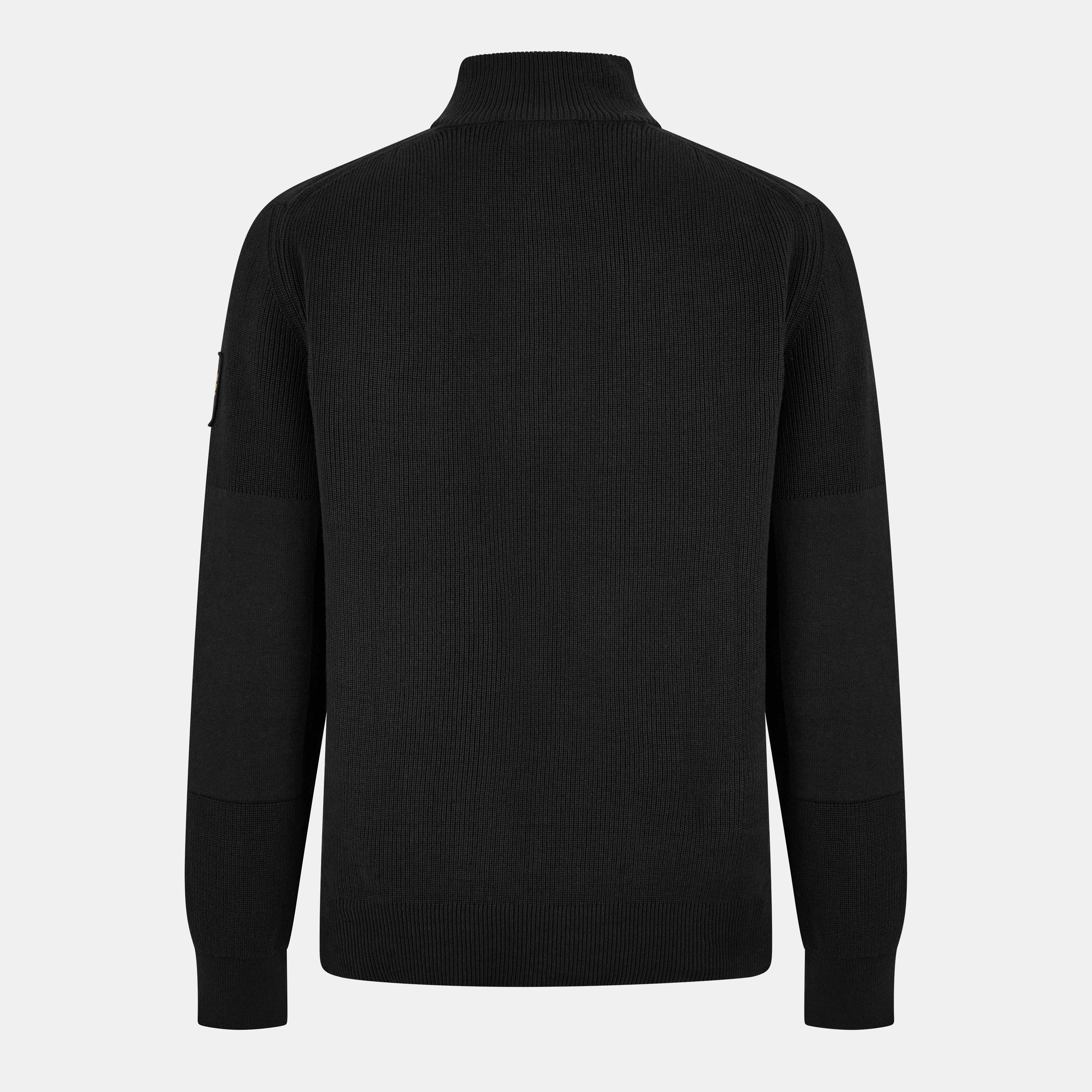 Black - Belstaff - Men's Crew Neck Jumper - 2