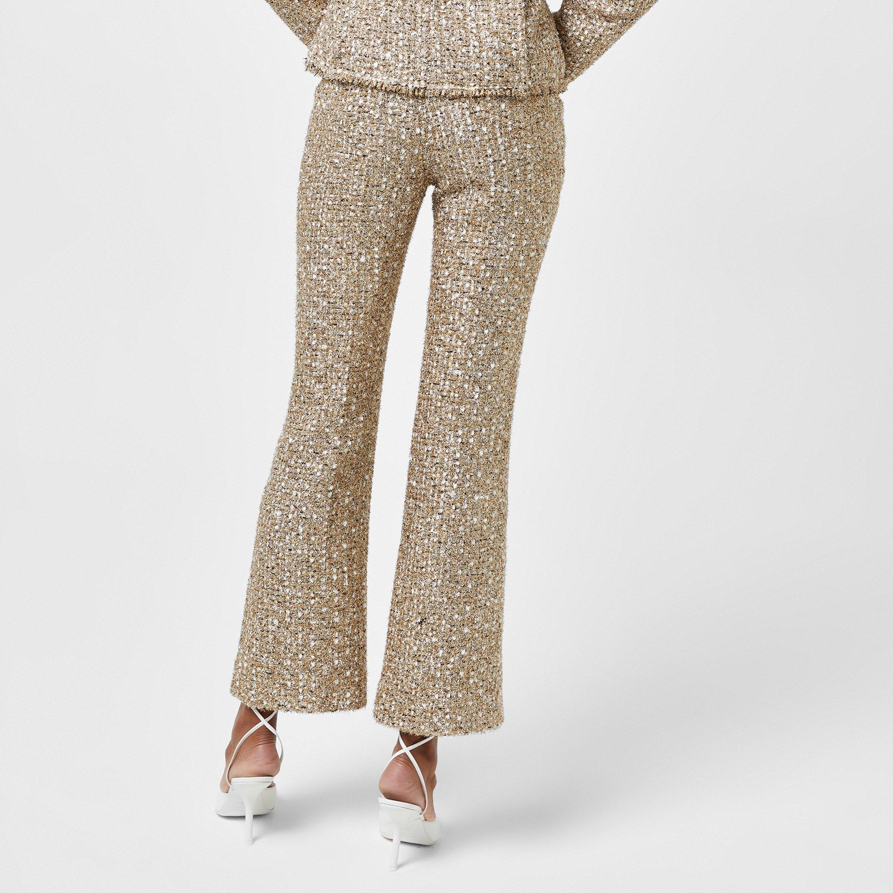 Gold - Giambattista Valli - Women's Boucle Tailored Trousers - 2