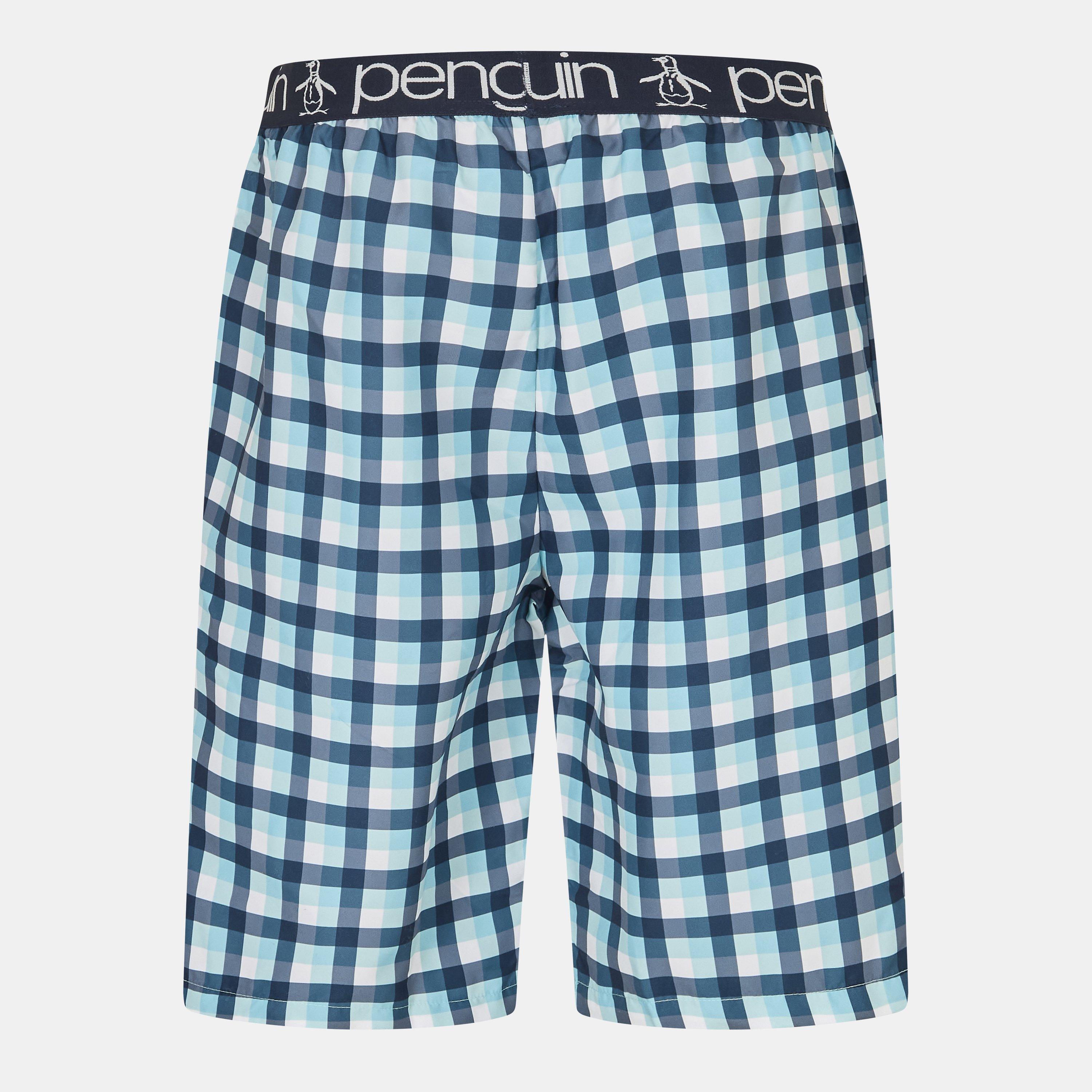 Blå - Penguin - 1Pk Woven Shorts Mens - 2