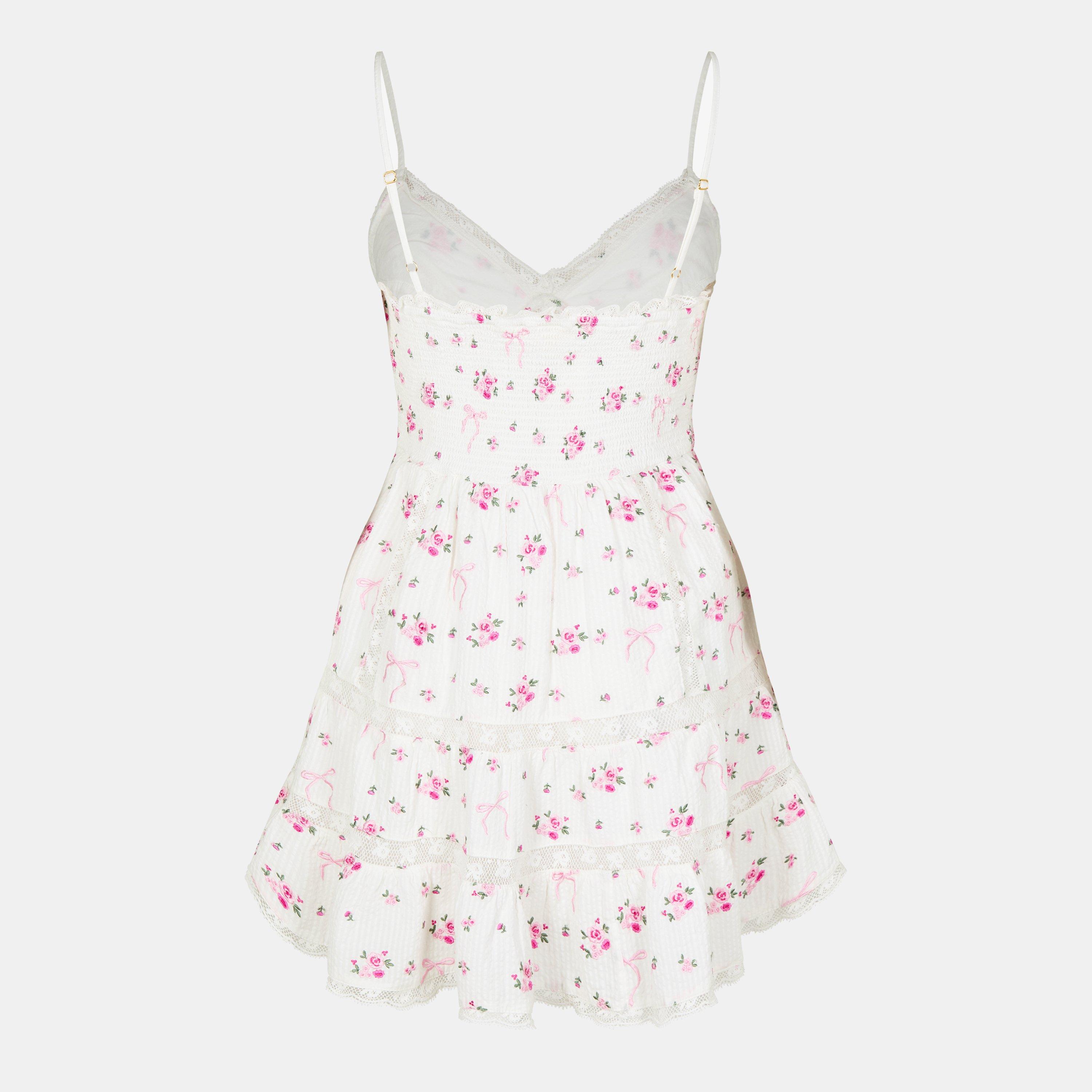 Fancy Pink - LoveshackFancy - Women's Love Solbina Mini Dress - 2