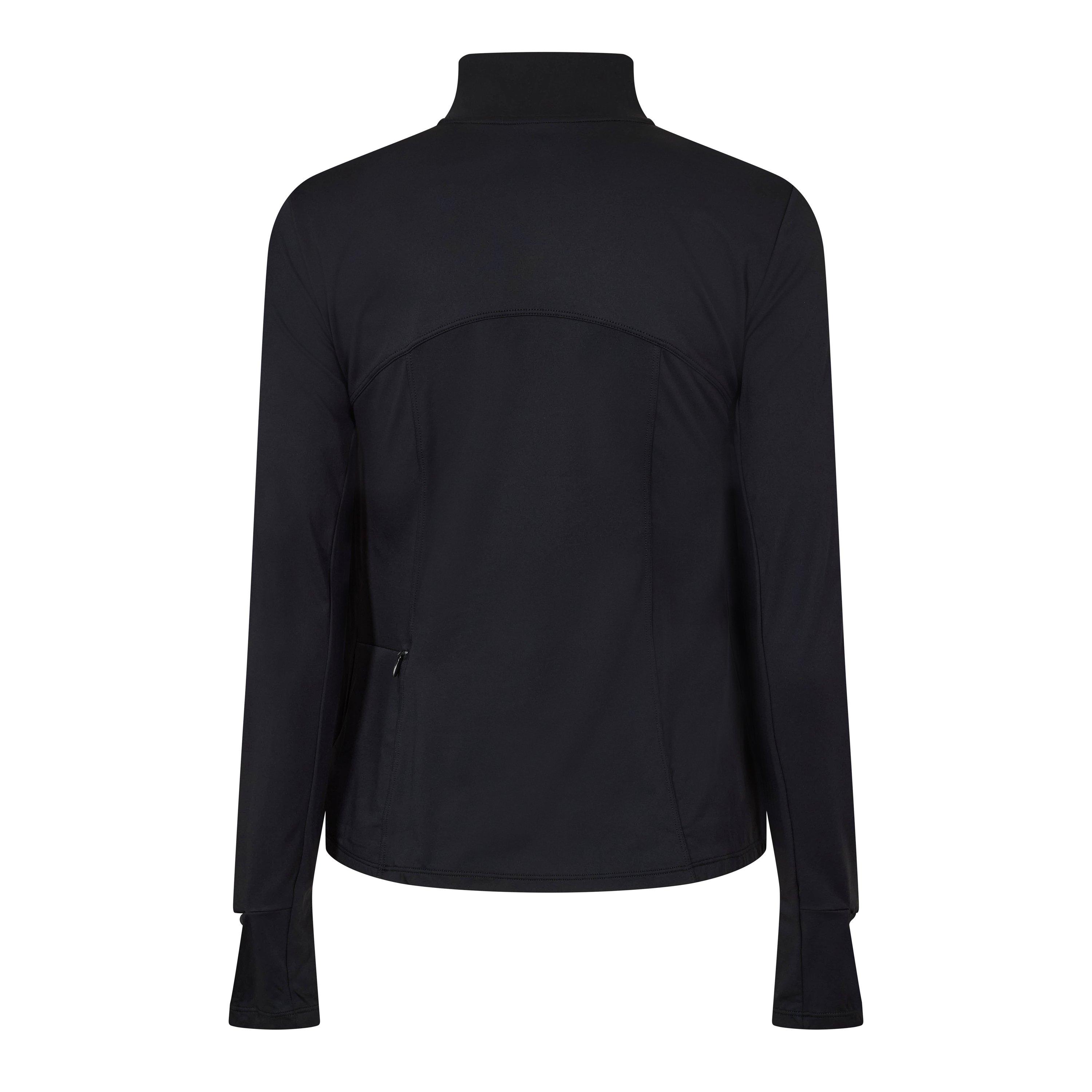 Shadow Black - TALA - TALA ULTRALITE QUARTER ZIP THROUGH TOP - 2