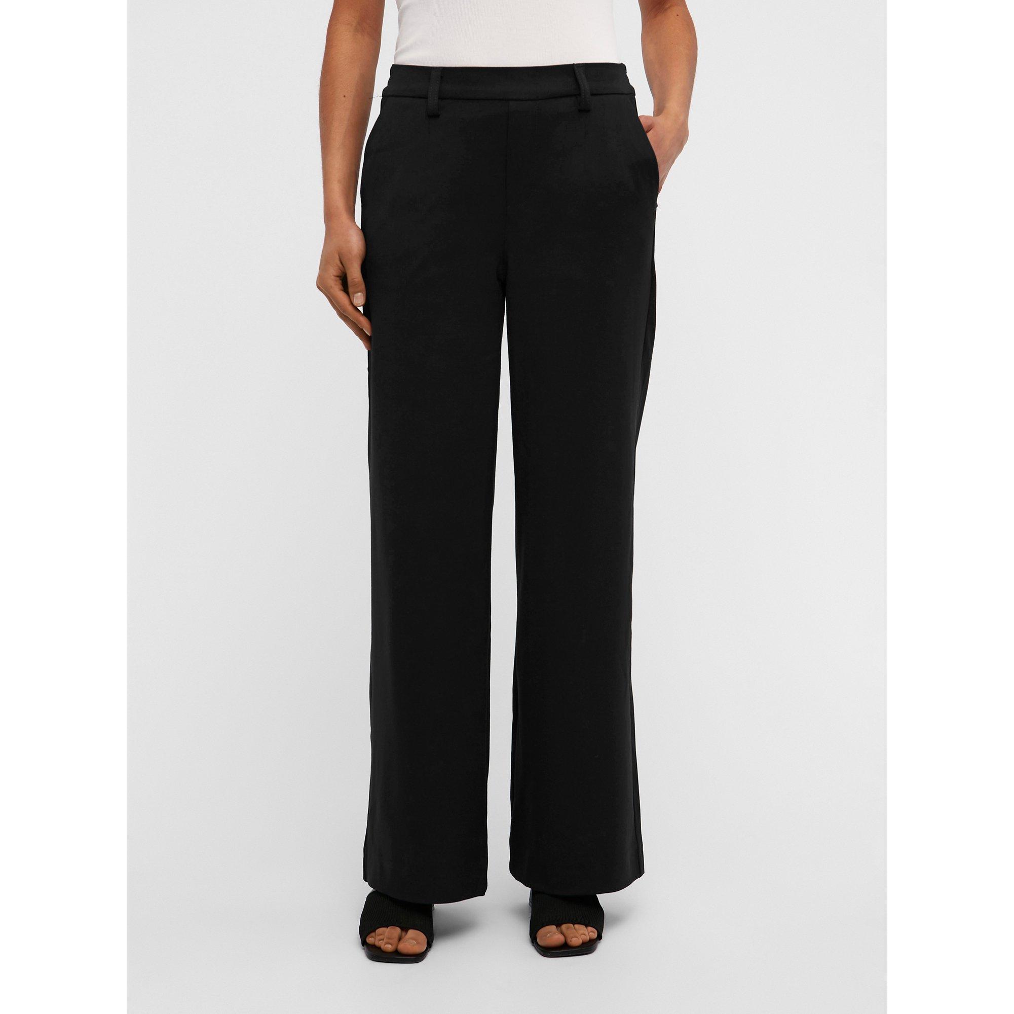 Black - Object - Women's Lisa Tailored Trousers - 1