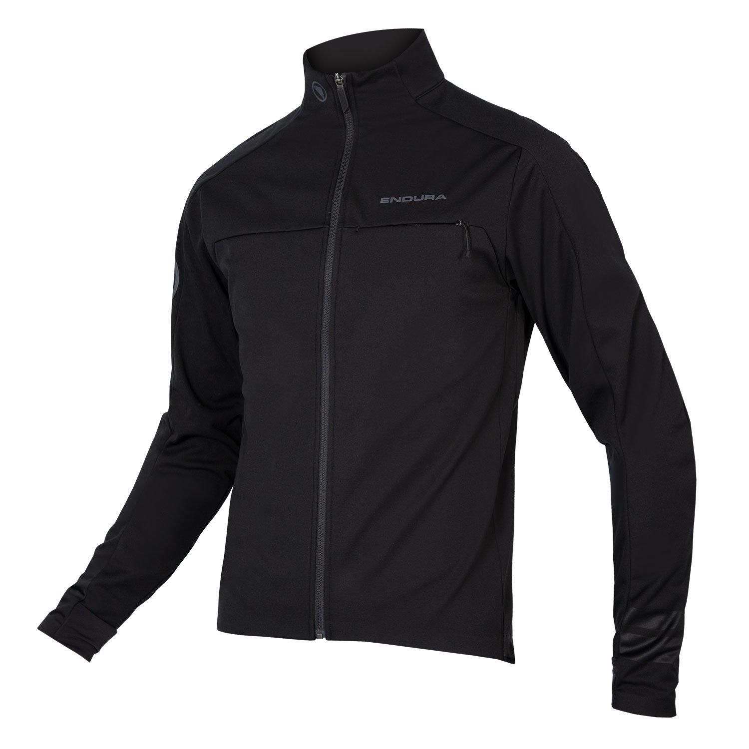 Endura Men's Windchill Ii Windproof Long Sleeve Performance Cycling Jacket - Black - M