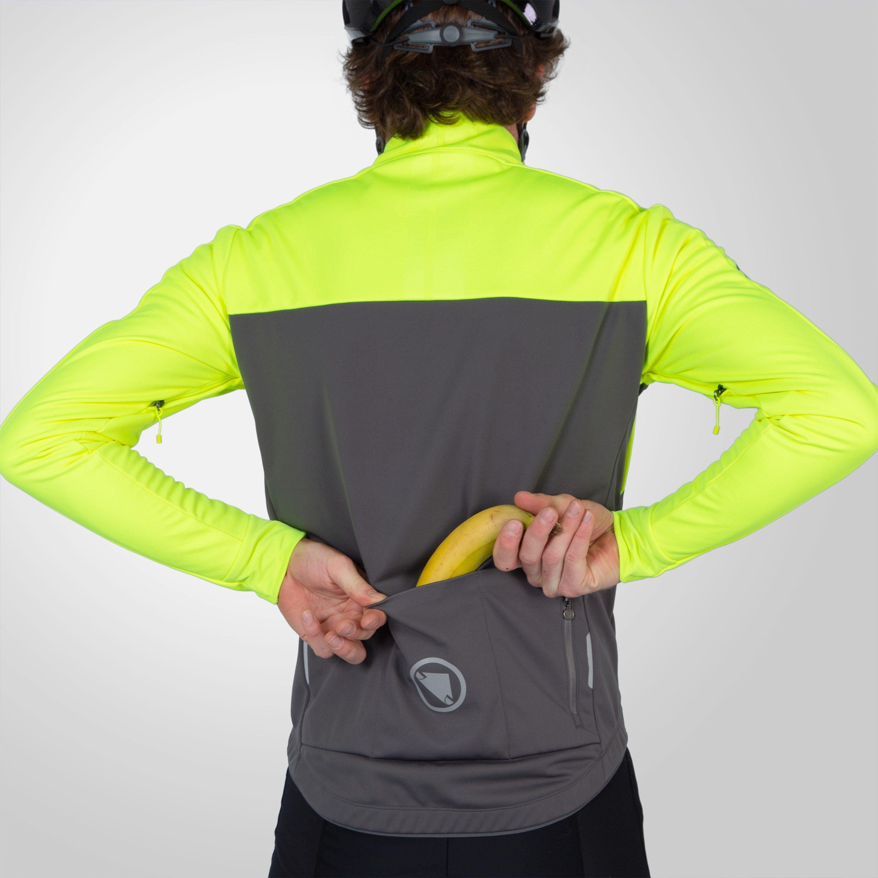 Yellow - Endura - Men's Windchill II Windproof Long Sleeve Performance Cycling Jacket - 9