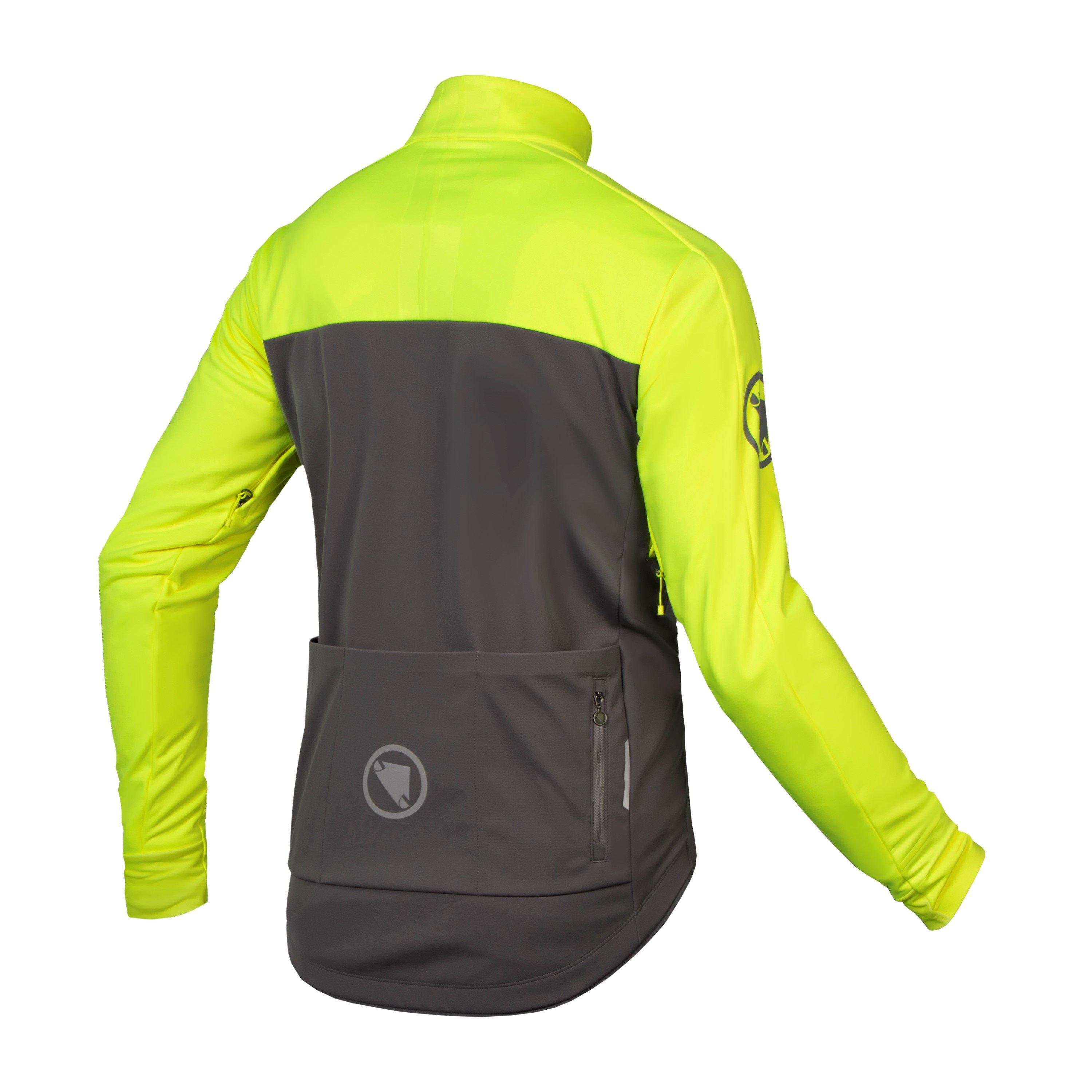 Yellow - Endura - Men's Windchill II Windproof Long Sleeve Performance Cycling Jacket - 4