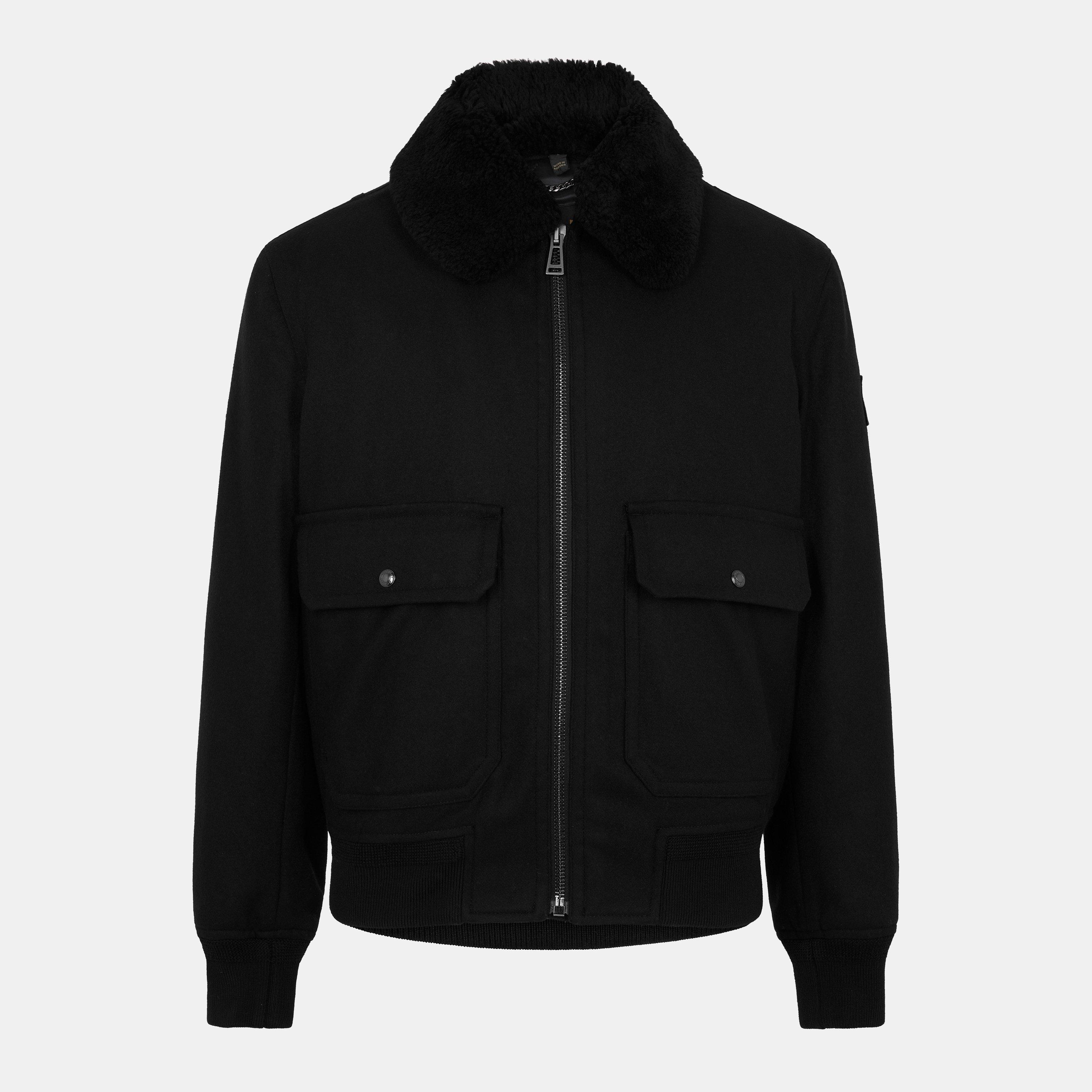 Black - Belstaff - Men's Welder Heritage-Inspired Aviator Jacket - 1
