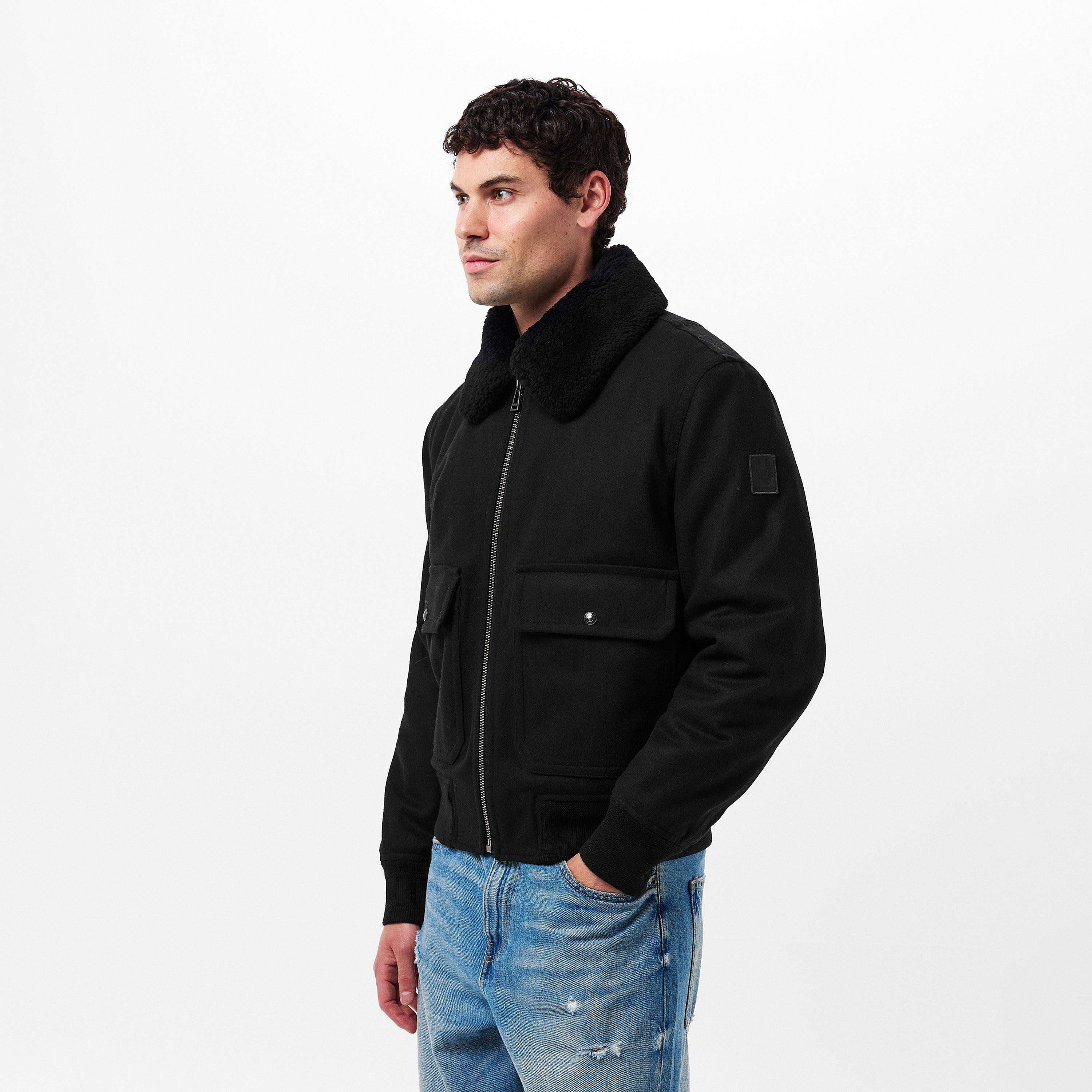 Black - Belstaff - Men's Welder Heritage Metal Hardware Aviator Jacket - 3