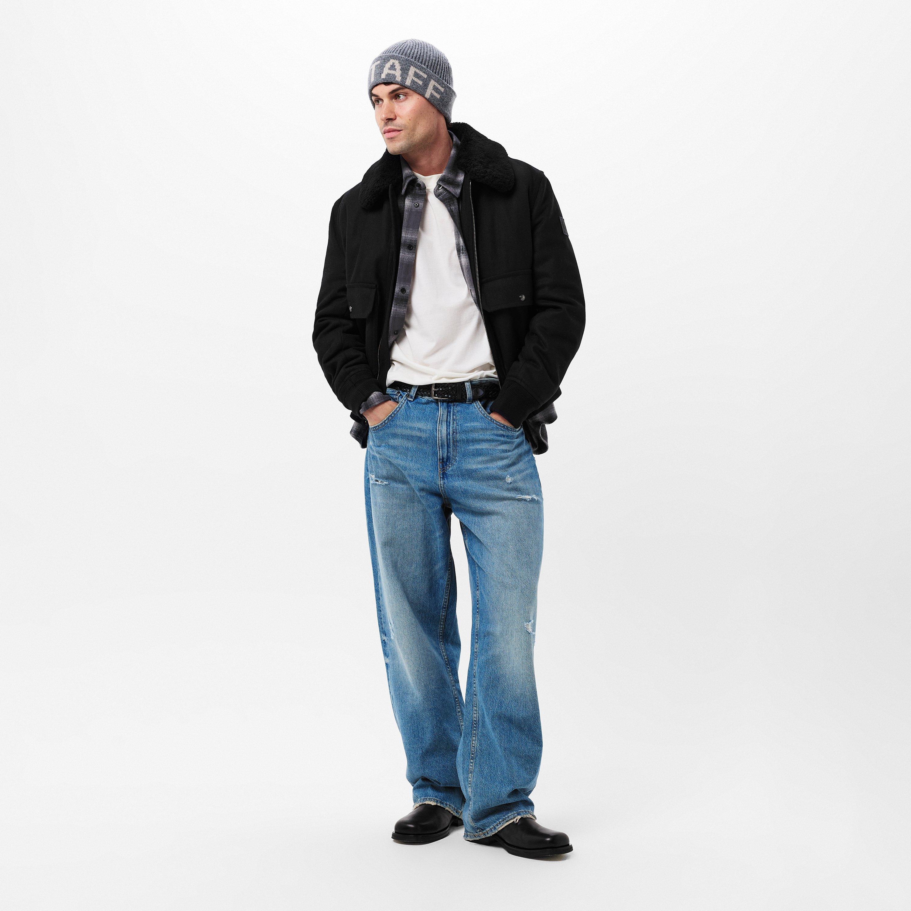 Black - Belstaff - Men's Welder Heritage Metal Hardware Aviator Jacket - 6