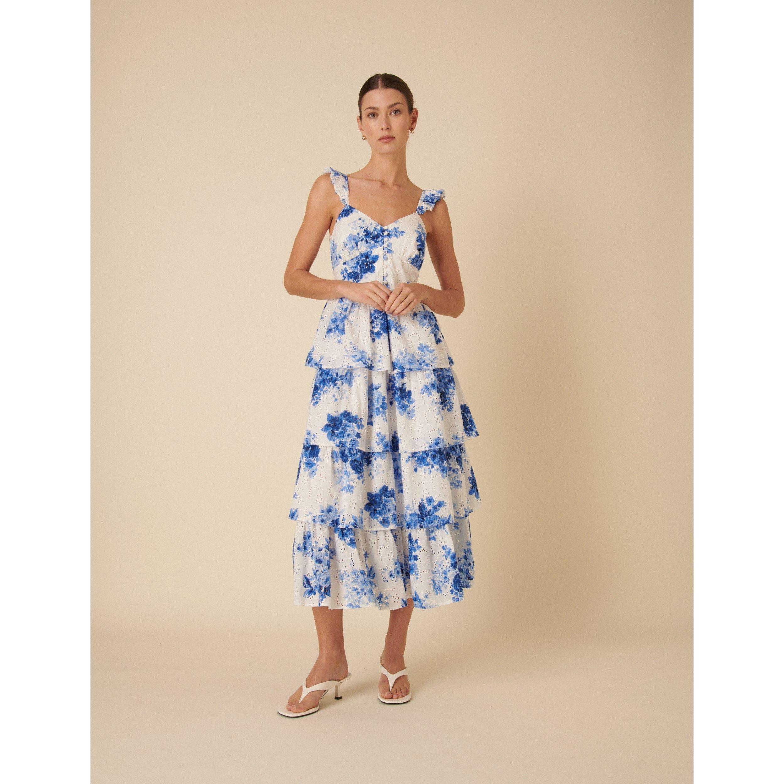 Nobodys Child Women's Rhys Tea Dress - Fracncesca Frl - 8 (XS)