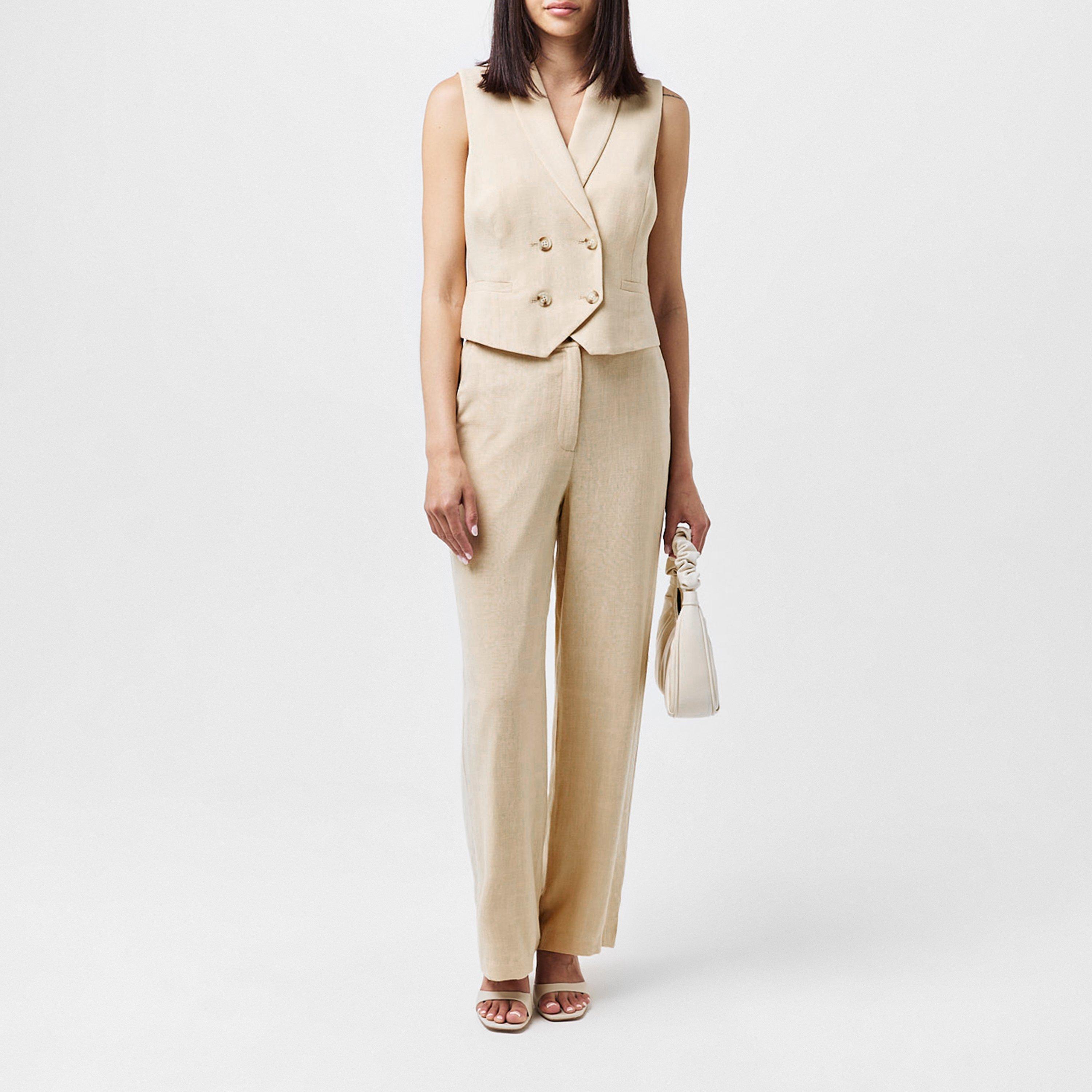 Cream - Nobodys Child - Women's Cropped Waistcoat - 6