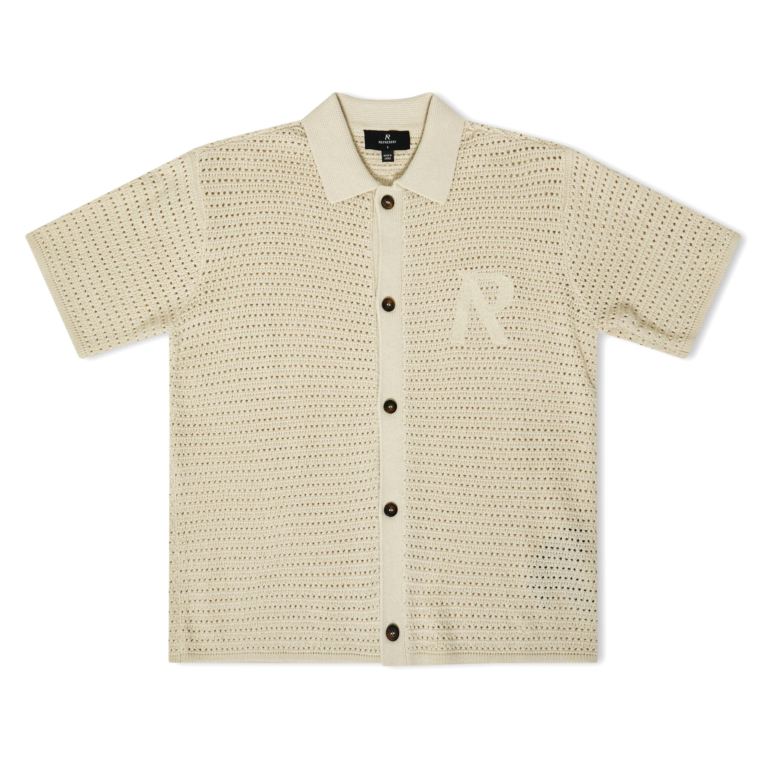 Represent Men's Knitted Top - Ecru - M