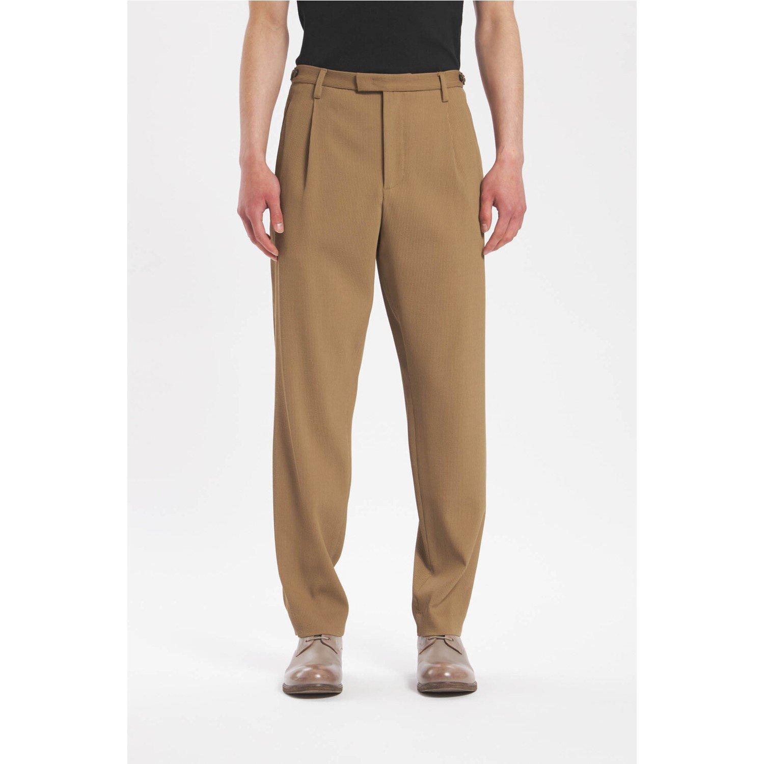 Barena Tailored Barrel Leg Trousers - Khaki 360 - Size XXL (54)