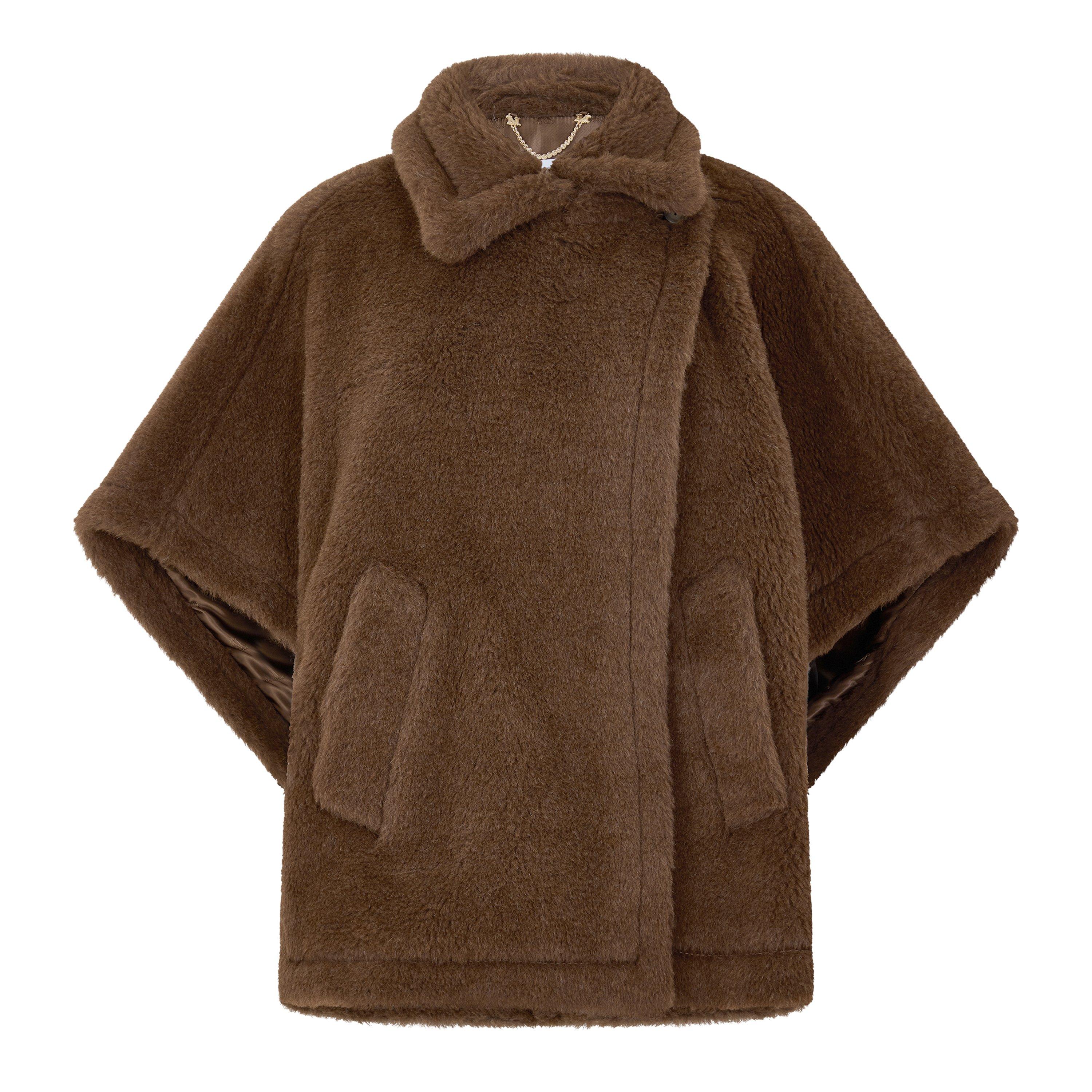 Tobacco - Max Mara - Women's Cashmere Oversized-Fit Poncho - 1
