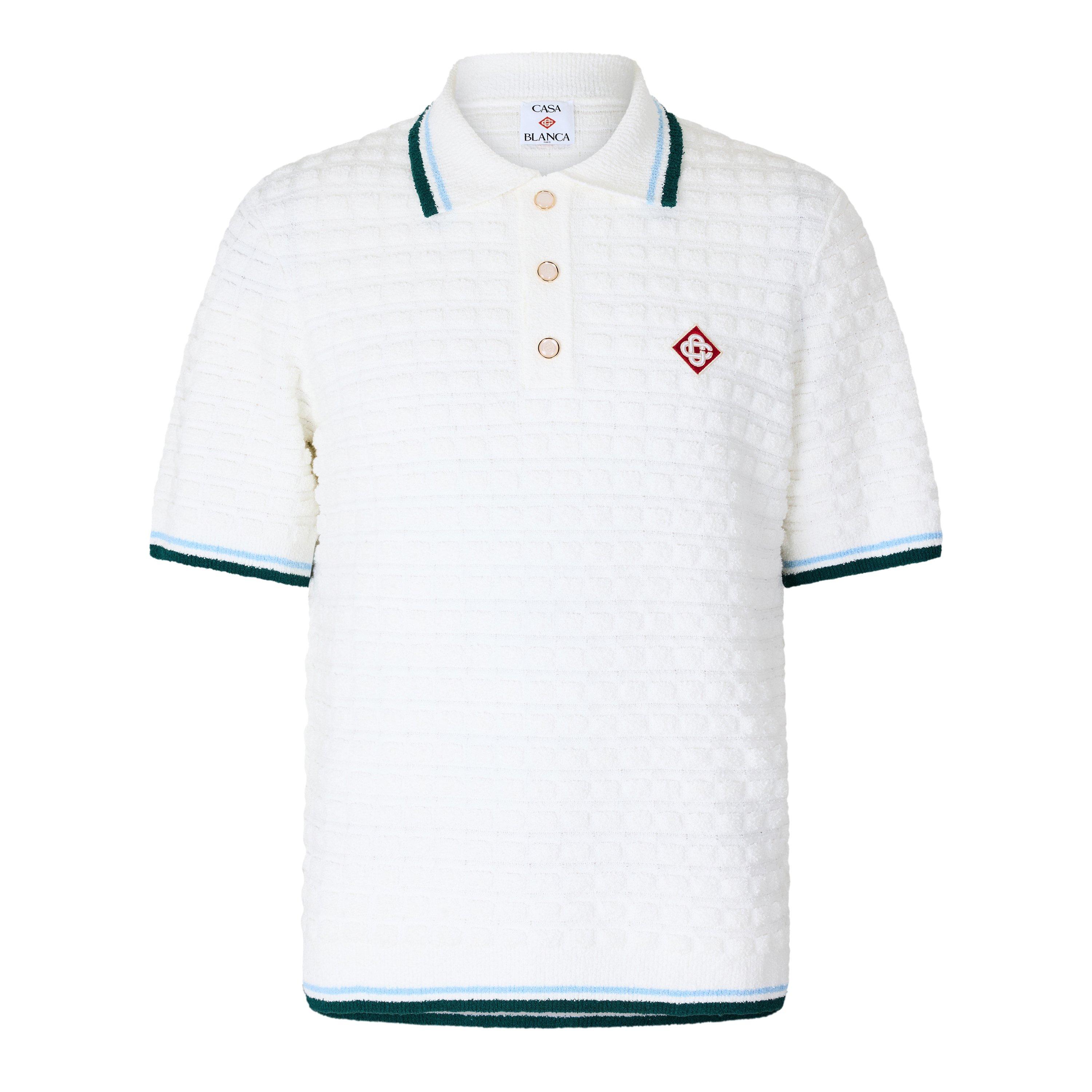 White - Casablanca - Casa Boucle SS Polo Sn64 - 1