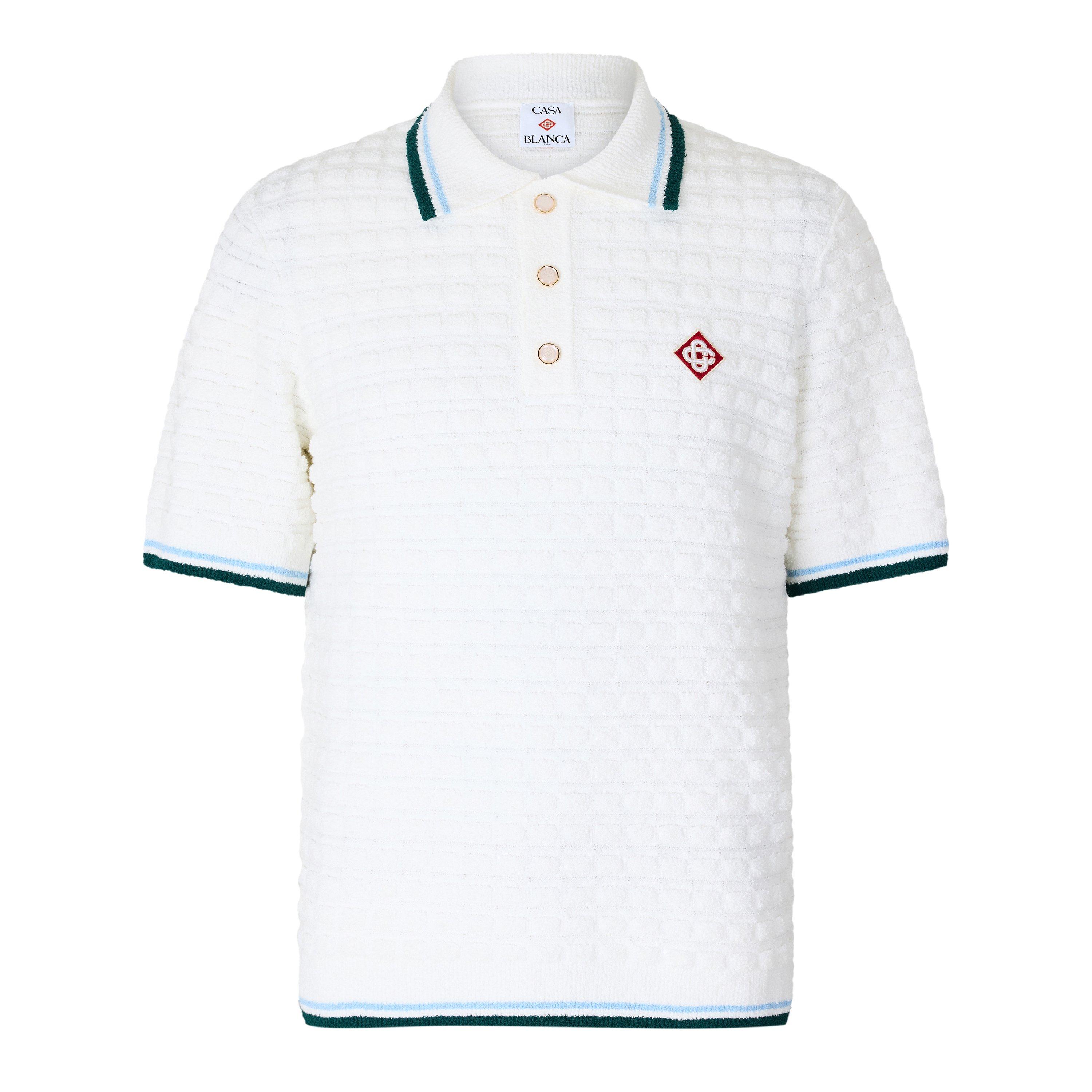 White - Casablanca - Casa Boucle SS Polo Sn64 - 1