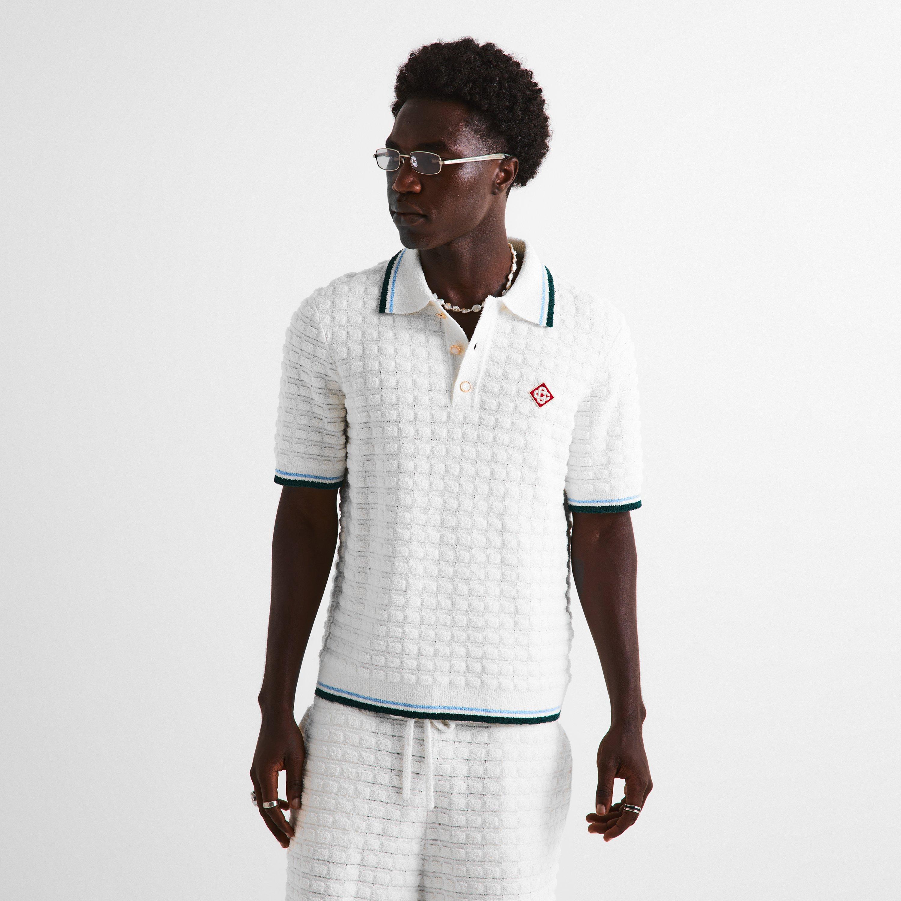 White - Casablanca - Casa Boucle SS Polo Sn64 - 3