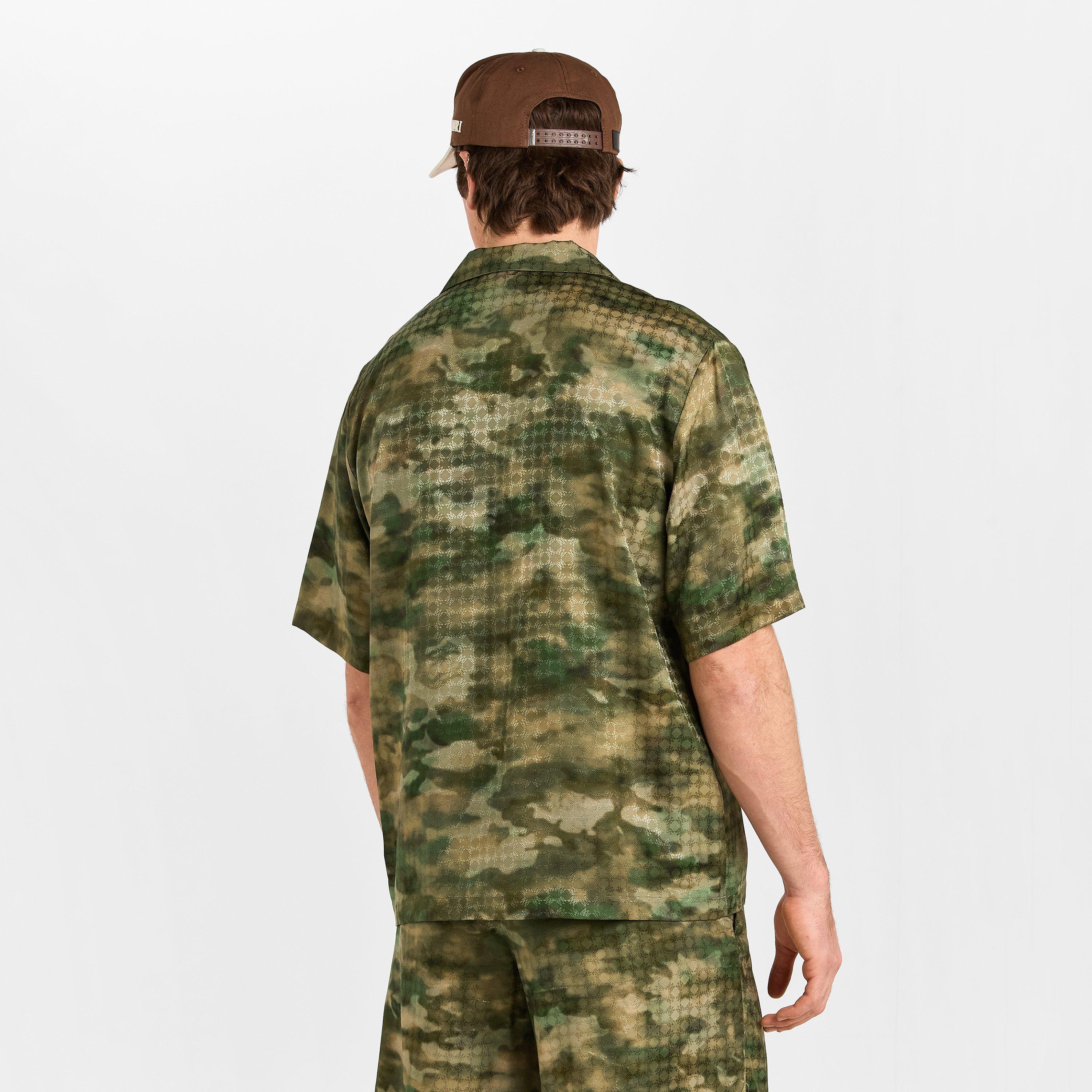 Camo - Amiri - Men's MA Camo Short Sleeve Bowling Shirt - 4