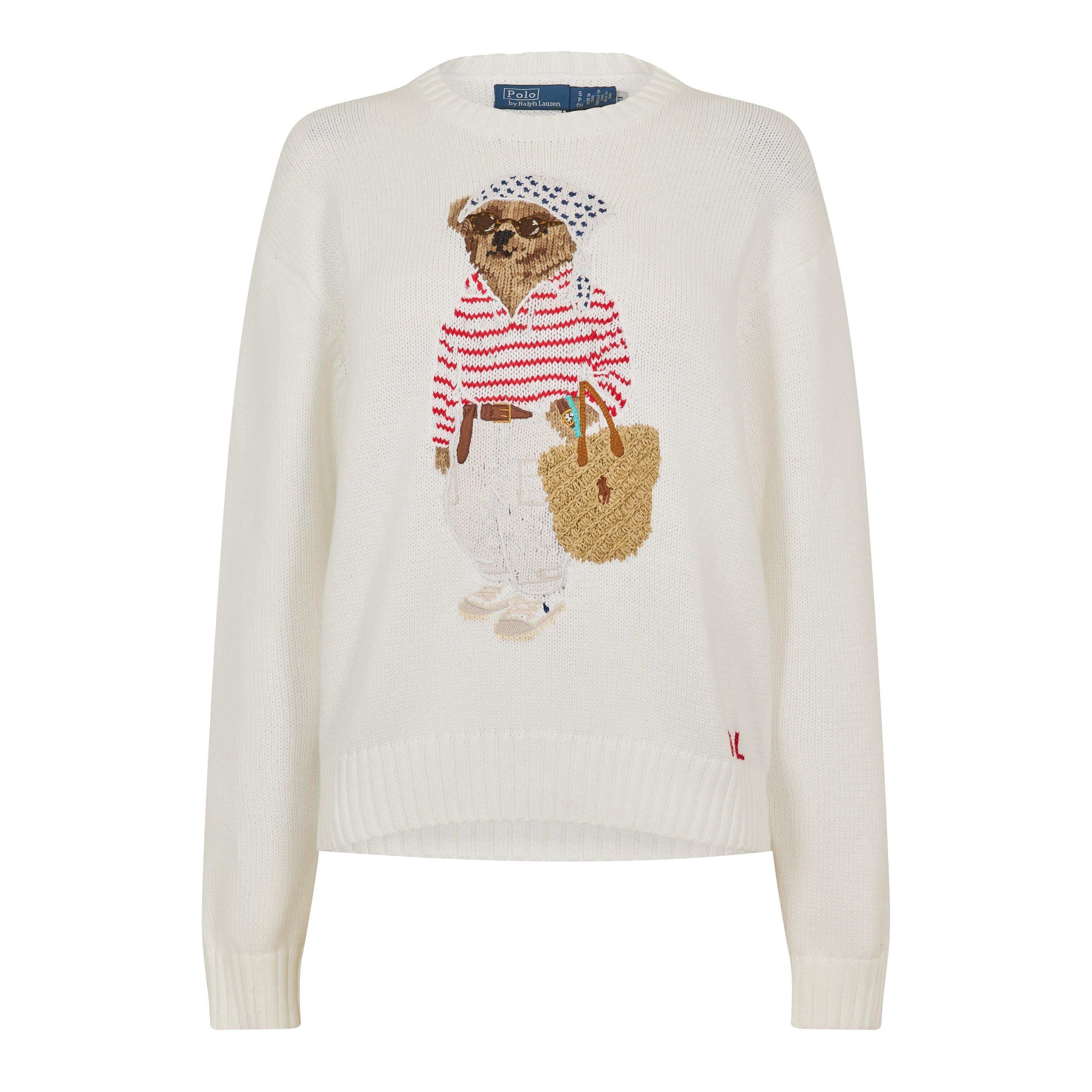 WHITE MULTI - Polo Ralph Lauren - Polo Bear Knit Ld63 - 1