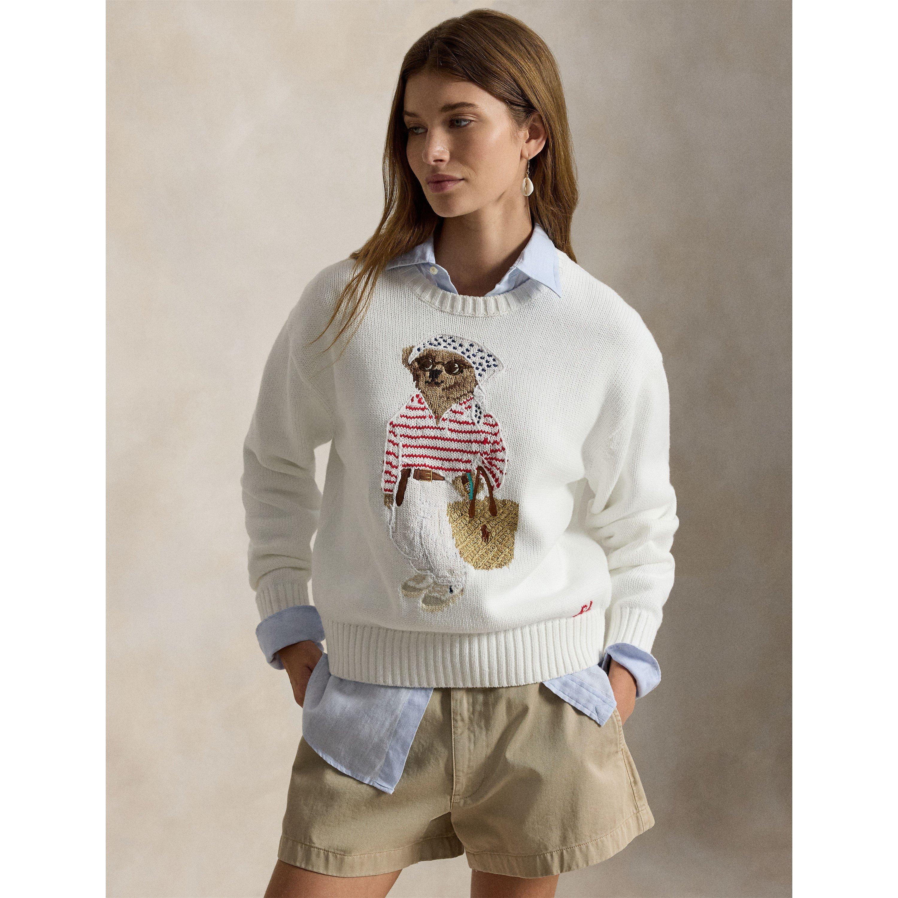 WHITE MULTI - Polo Ralph Lauren - Polo Bear Knit Ld63 - 3