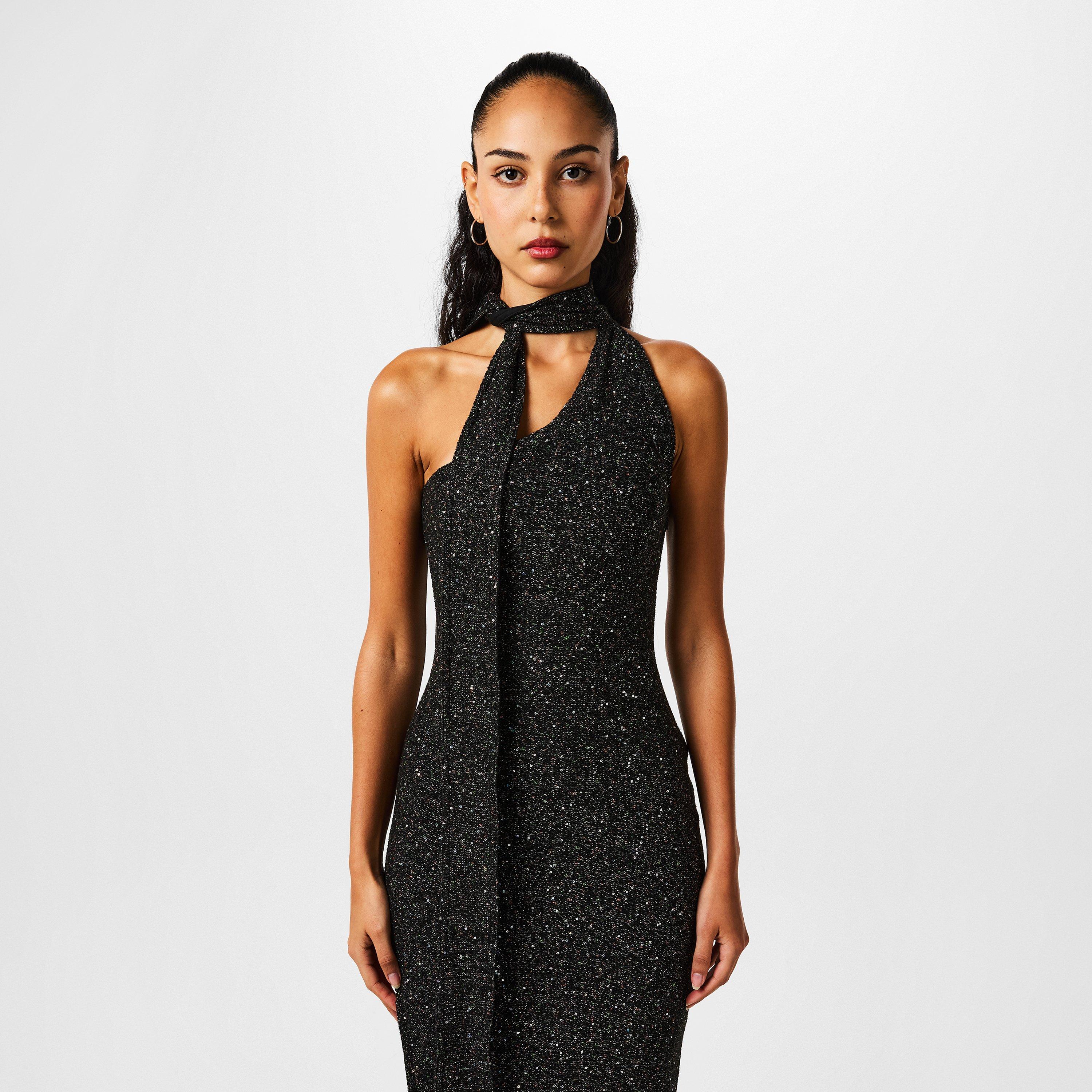 Charcoal Sequin - Asta Resort - Jennifer Dress - 3
