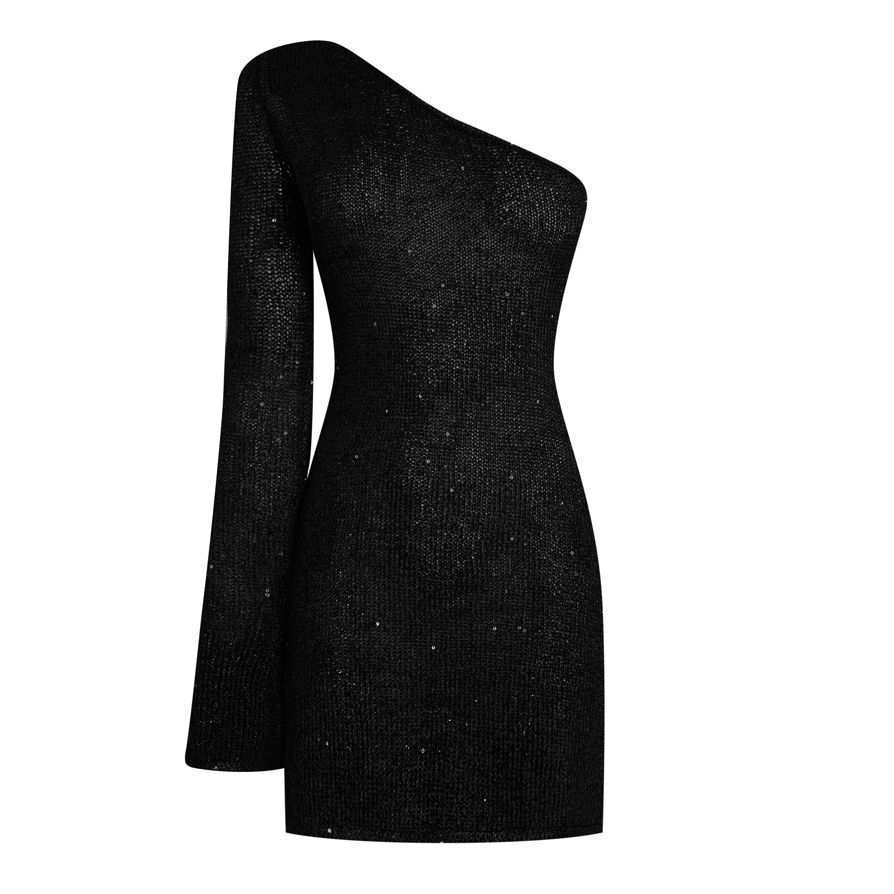 Black Sequin - Asta Resort - Maya Mini Dress - 6