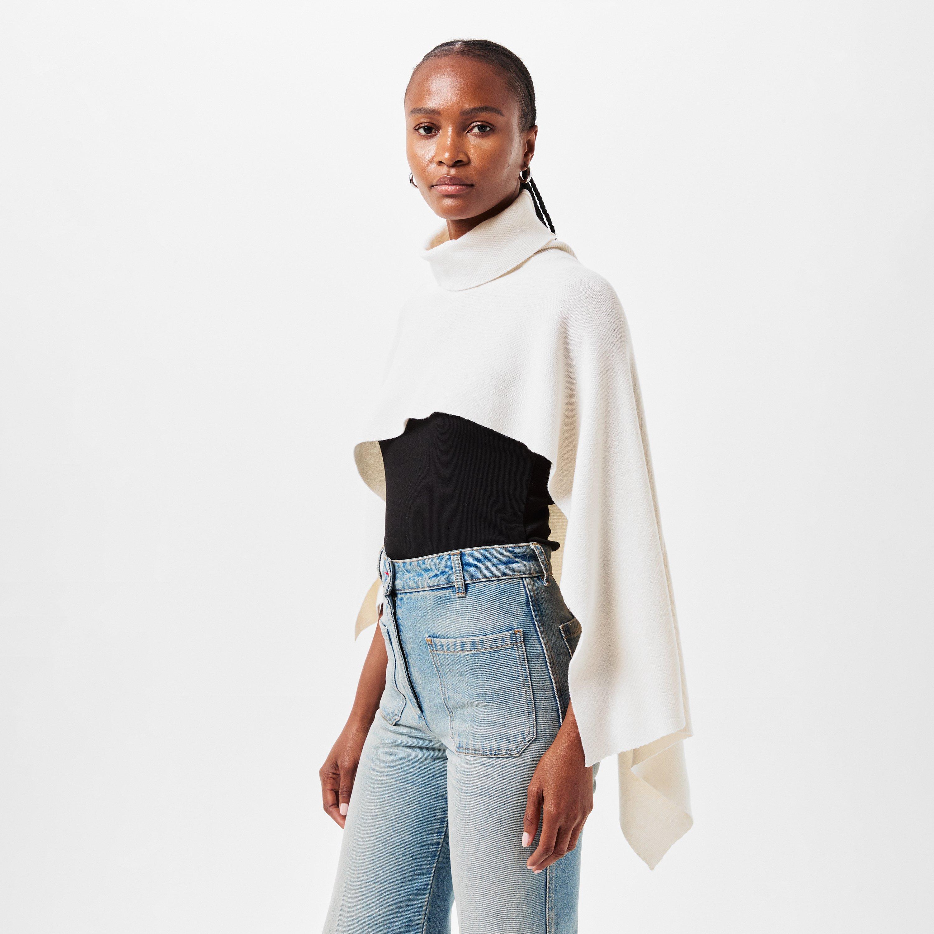 Cream - Magda Butrym - Women's Knitted Crew Neck Jumper - 3