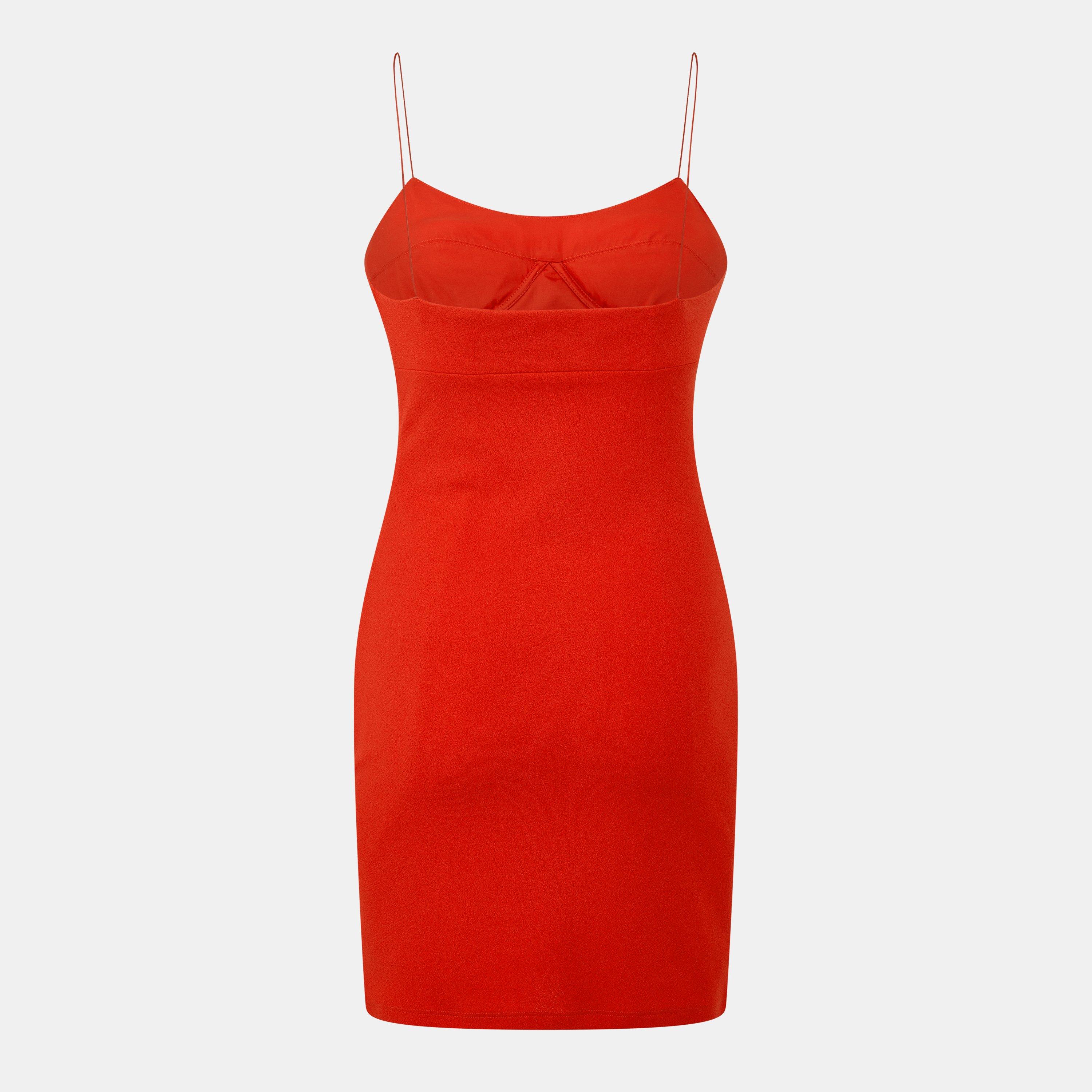 Red - Jacquemus - Women's Jacquard Sablier Mini Dress - 2
