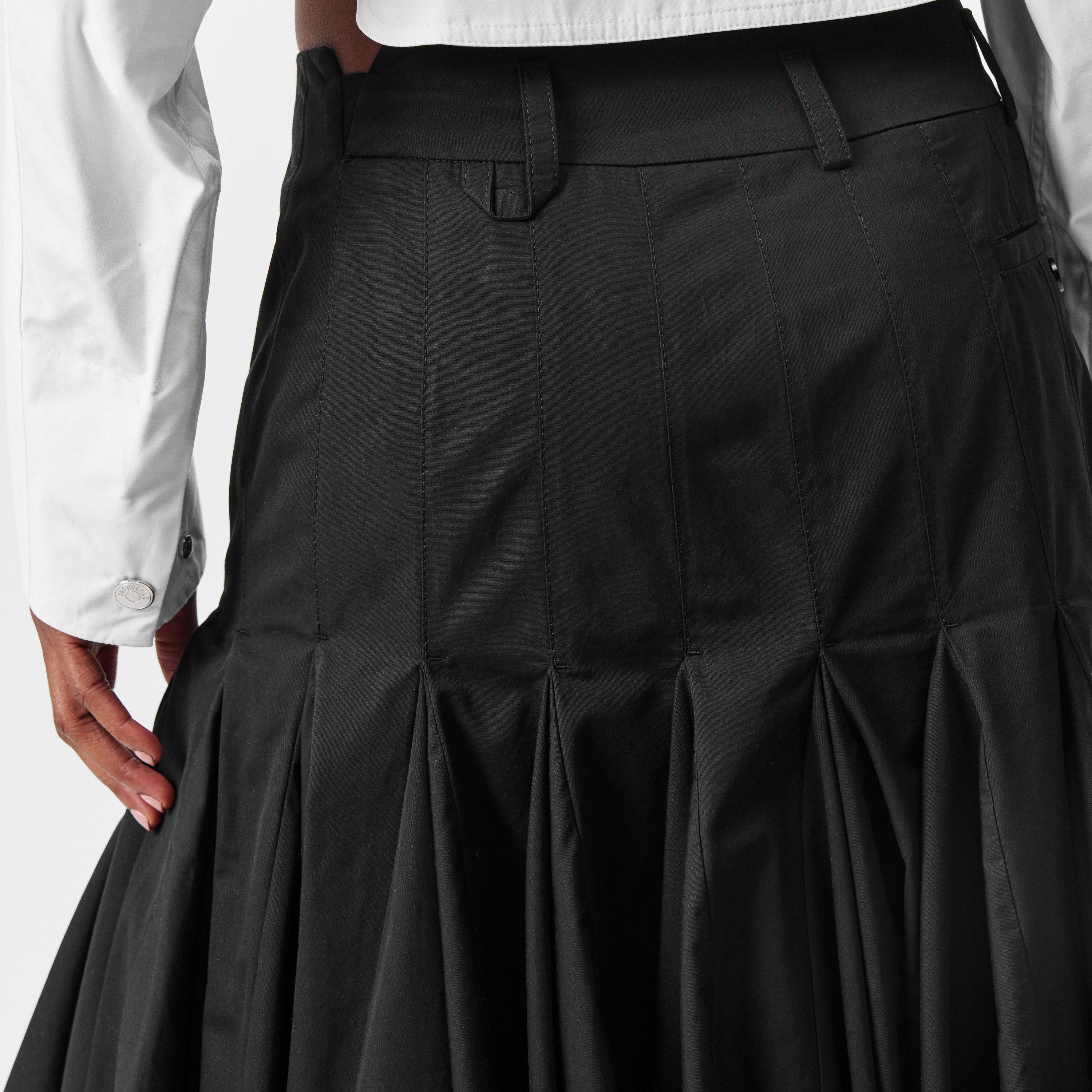 Black - Jacquemus - Agave Pleated Skirt - 5