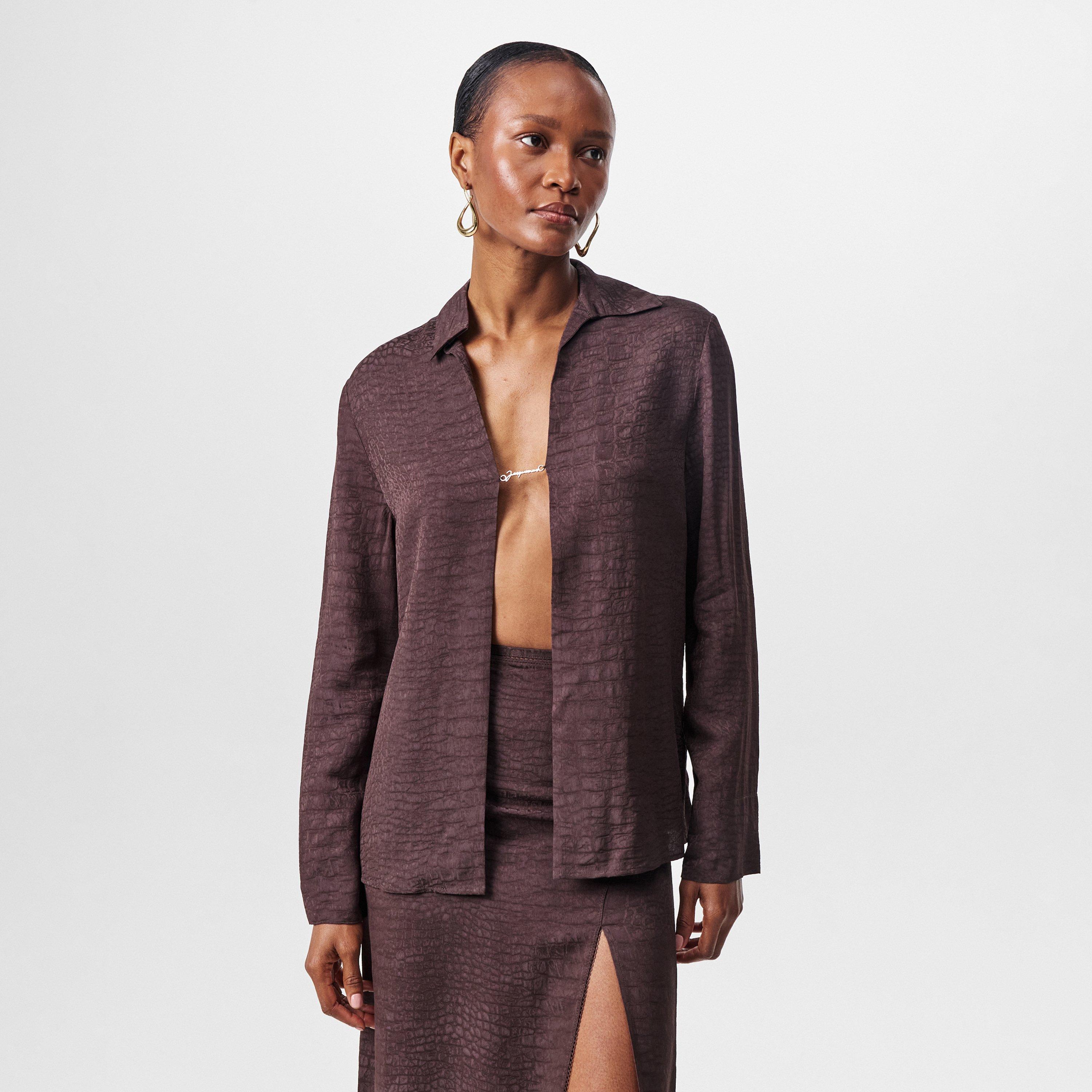 Croco Brown - Jacquemus - The Notte Shirt - 2