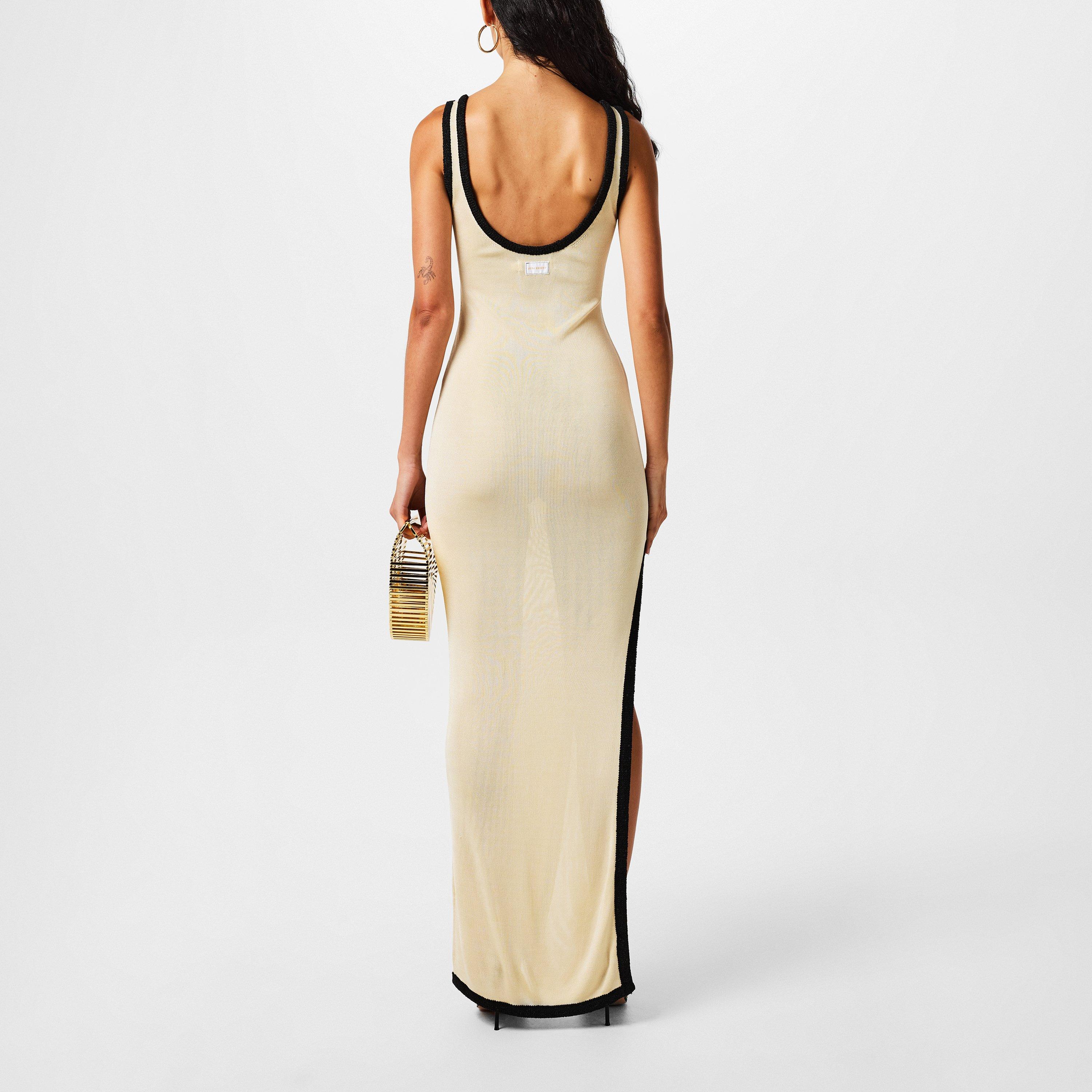 Champagne - Asta Resort - Naomi Split Dress - 4