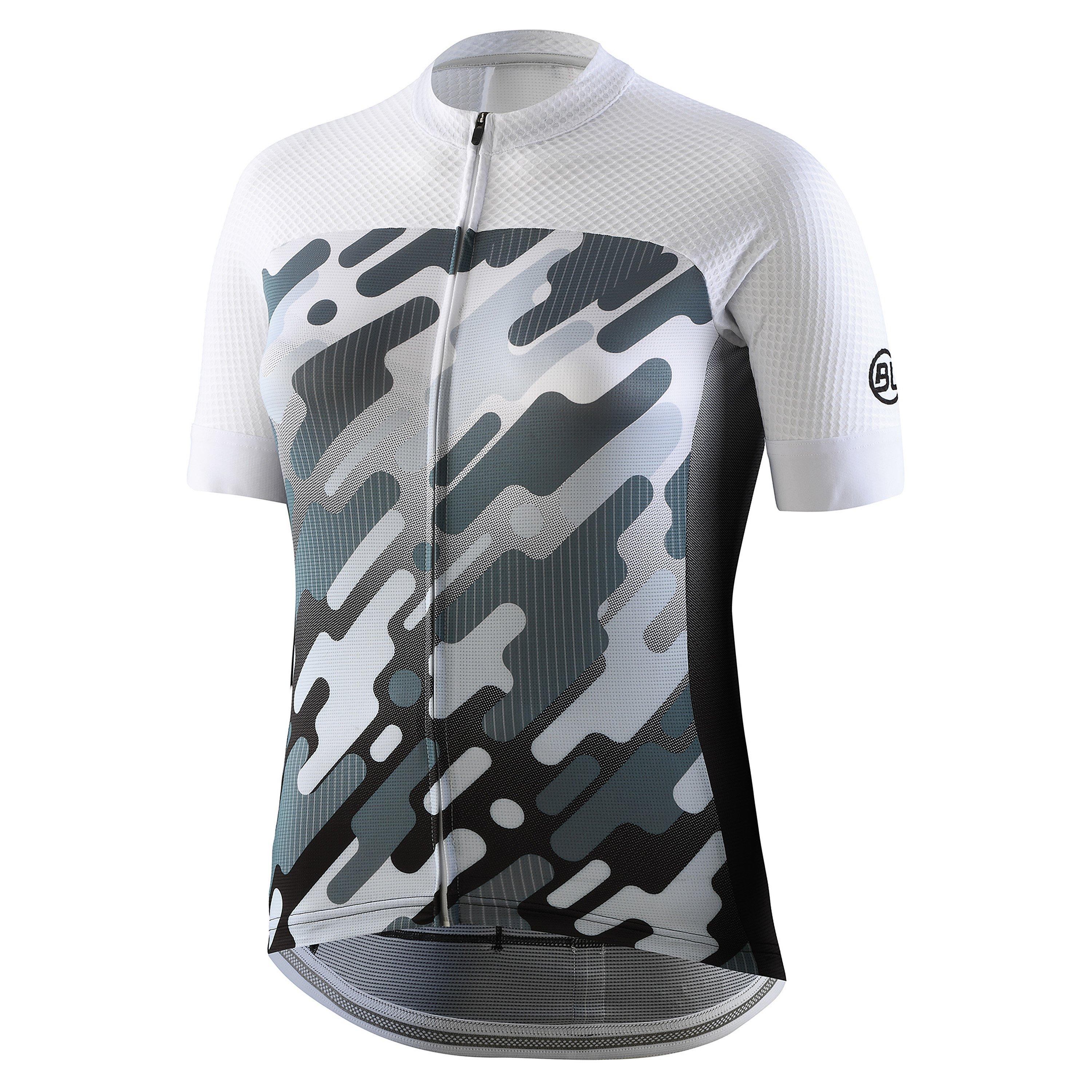 Bicycle Line Women's Arya Short Sleeve Cycling Jersey - Black/White - 12 (M)