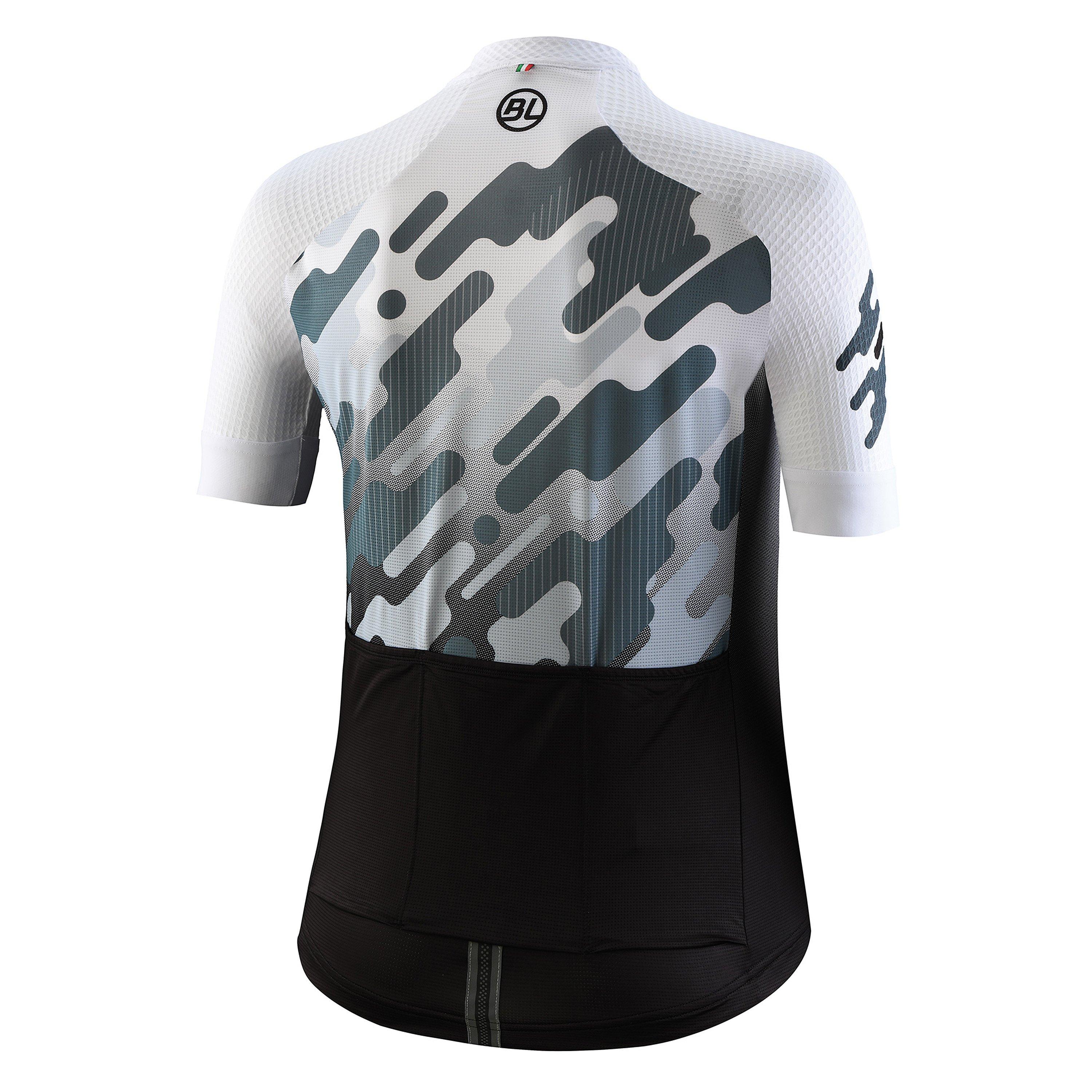 Black/White - Bicycle Line - Women's Arya Short Sleeve Cycling Jersey - 2