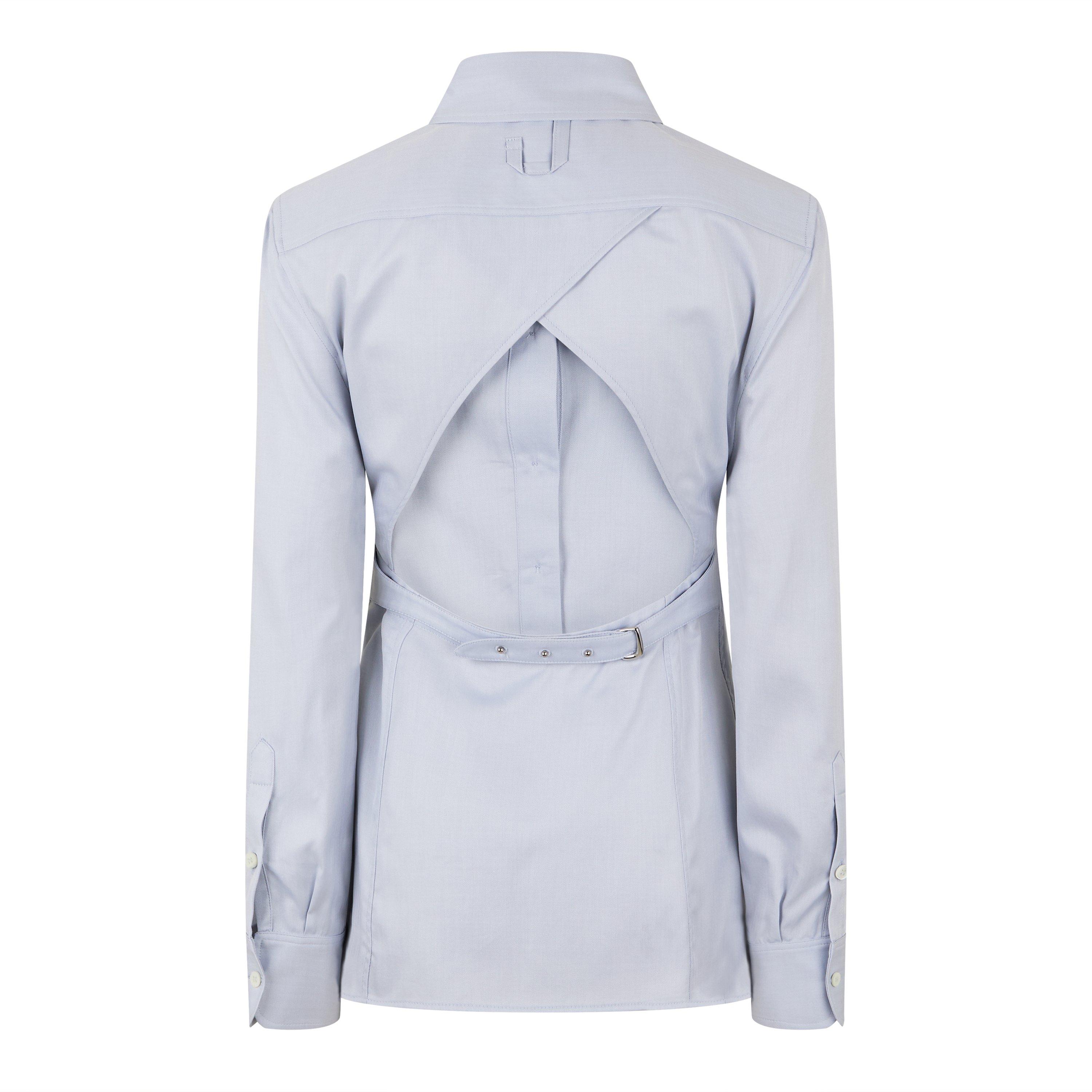 Light Grey - Jacquemus - Women's Long-Sleeve Patterned Shirt - 7