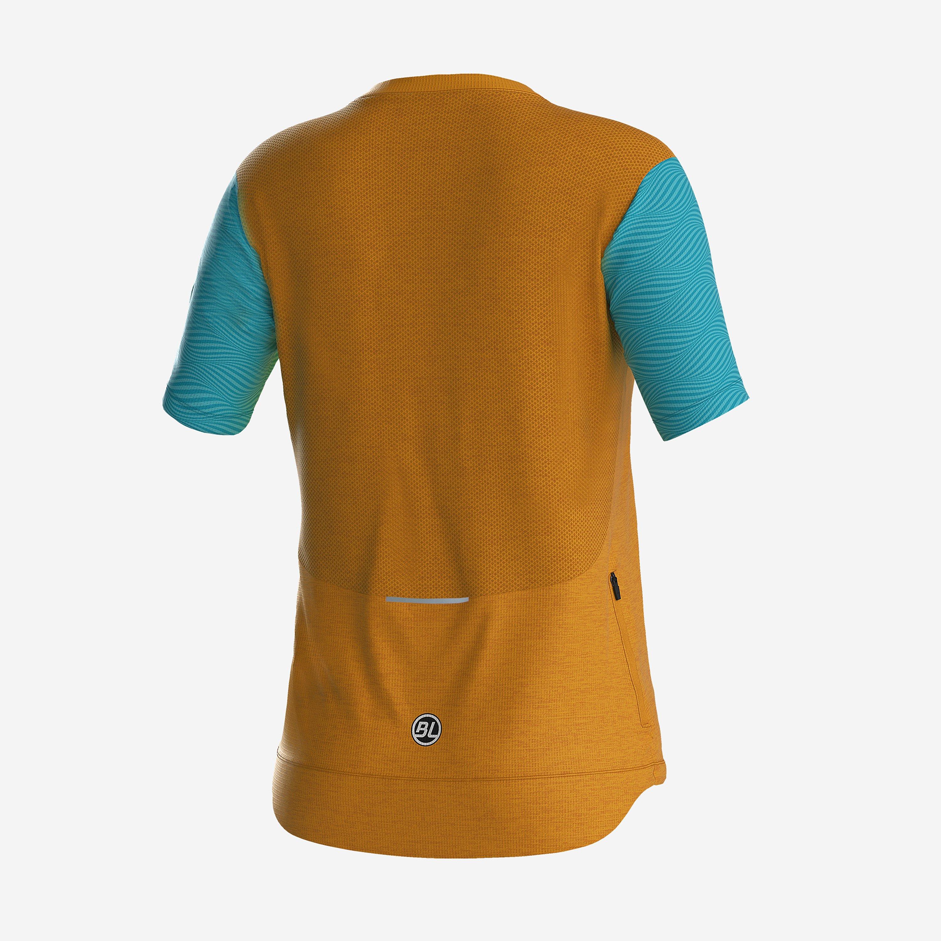 Mustard - Bicycle Line - Women's ZOE Half Zip Short Sleeve Cycling Jersey - 2