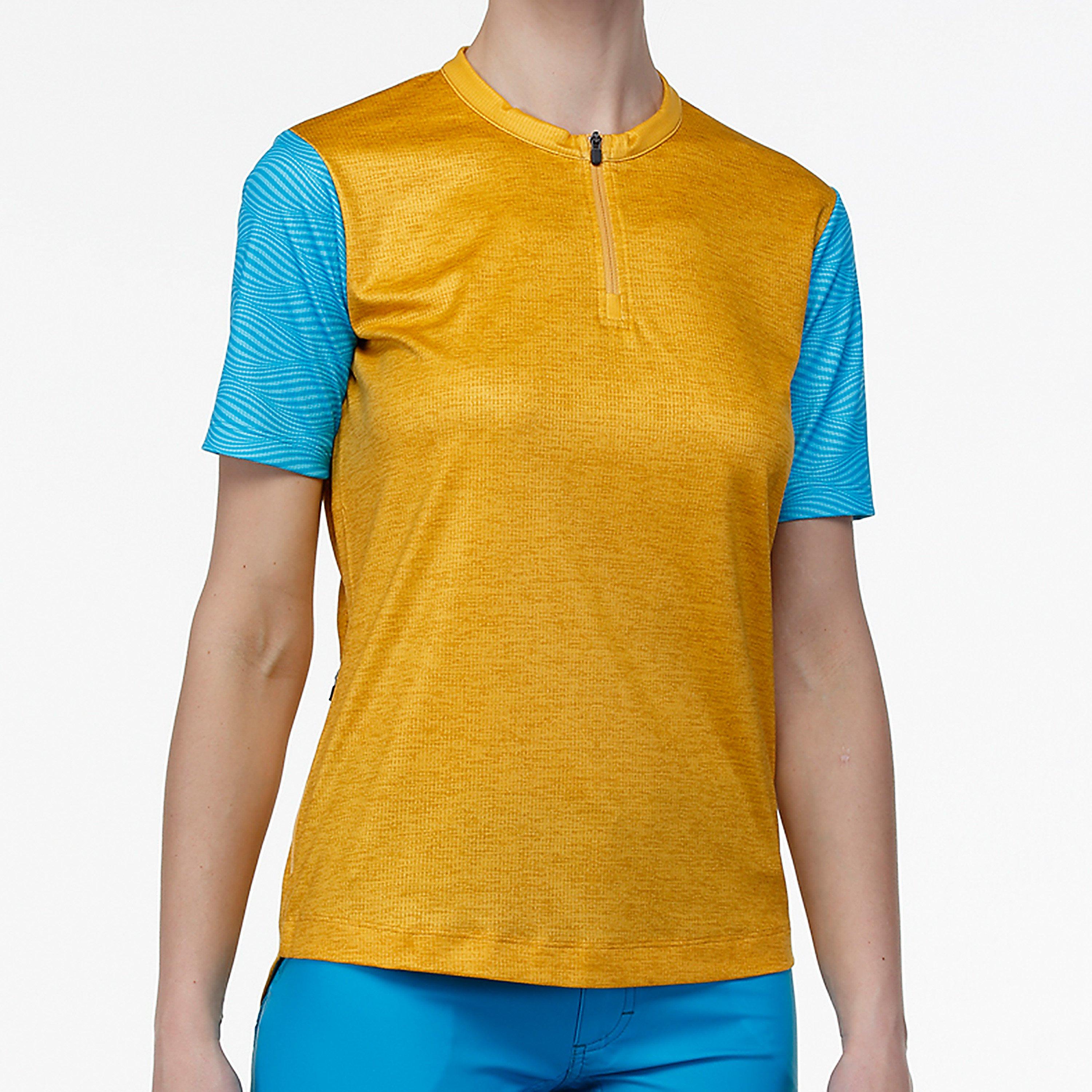 Mustard - Bicycle Line - Women's ZOE Half Zip Short Sleeve Cycling Jersey - 3