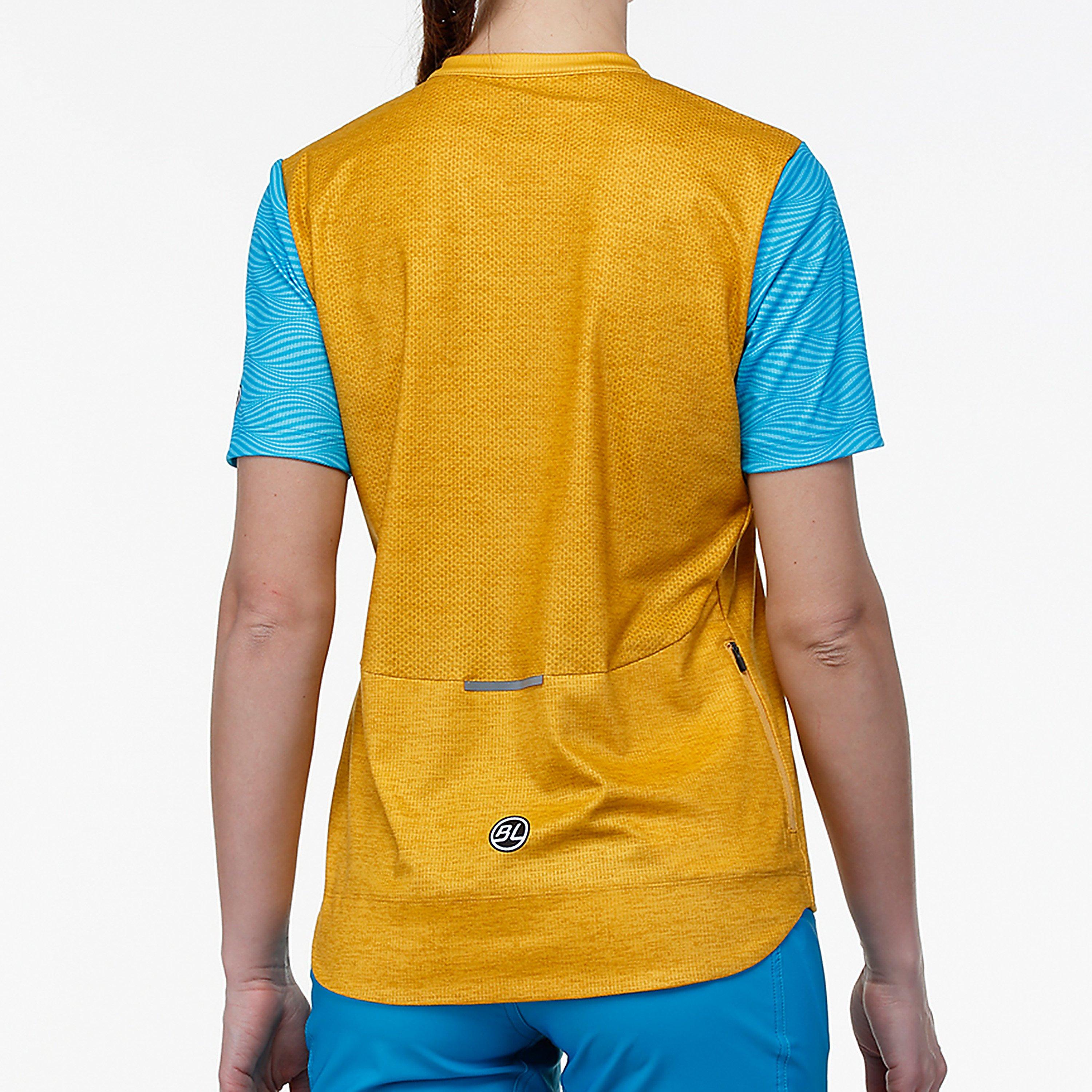 Mustard - Bicycle Line - Women's ZOE Half Zip Short Sleeve Cycling Jersey - 4